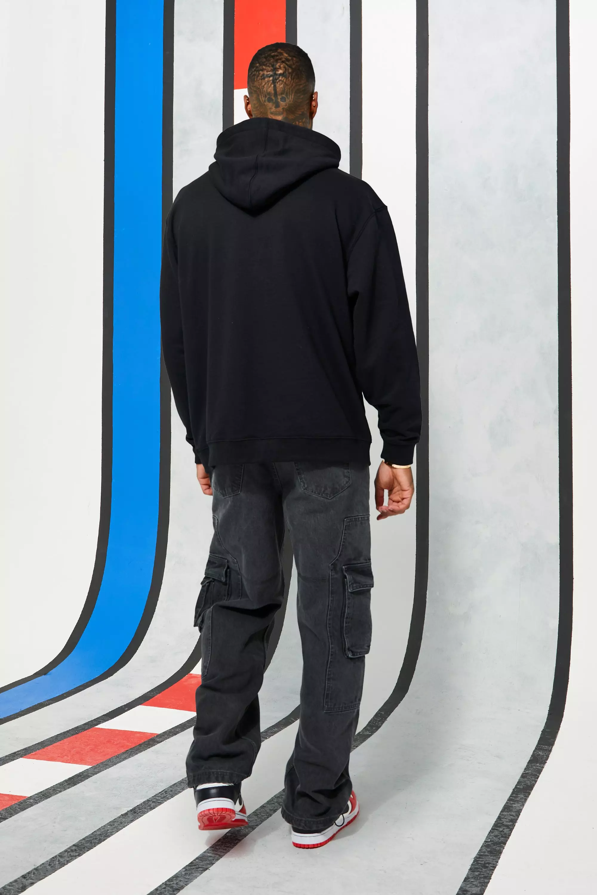 Oversized Car Graphic Hoodie