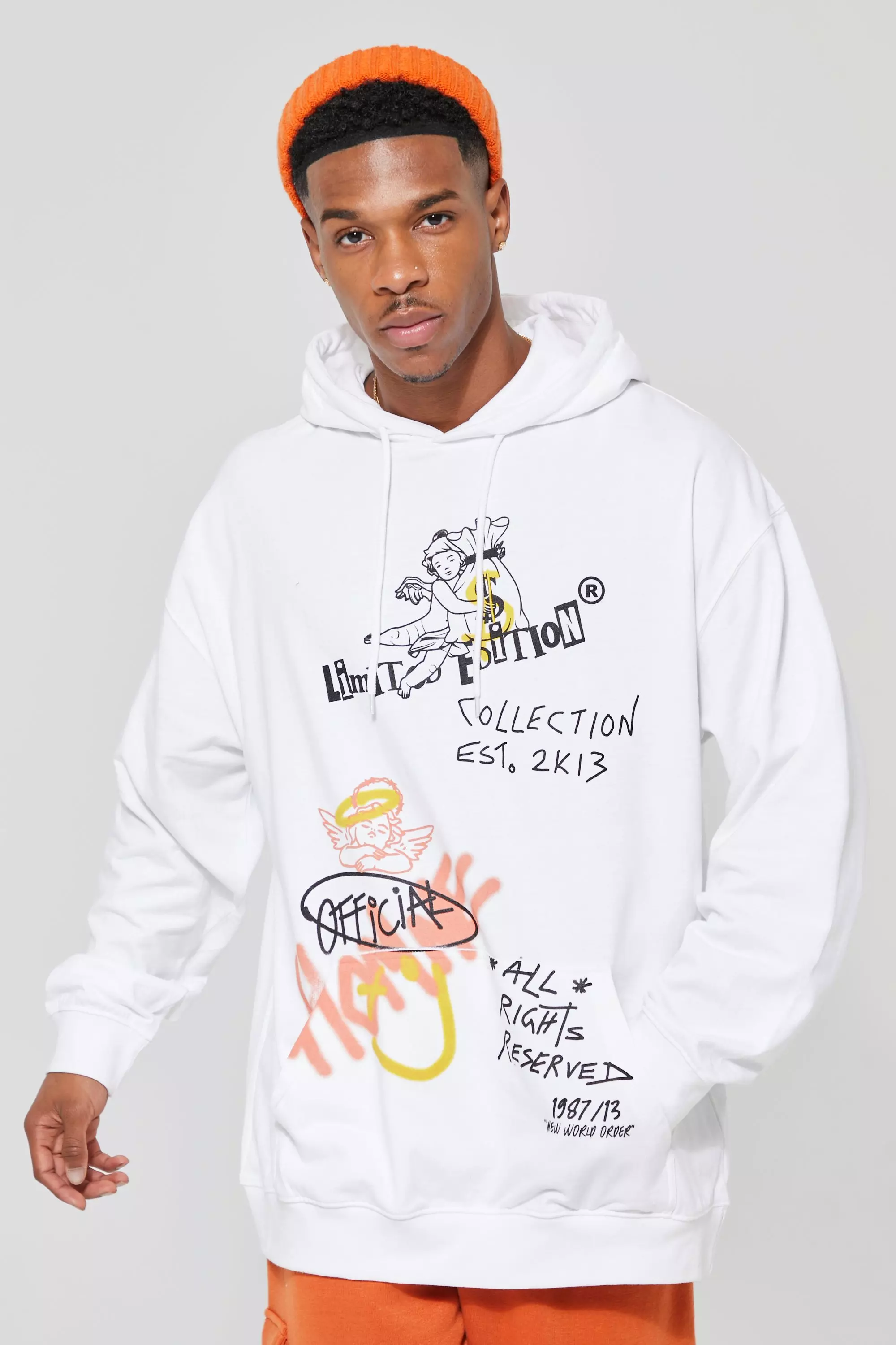 Money discount print hoodie