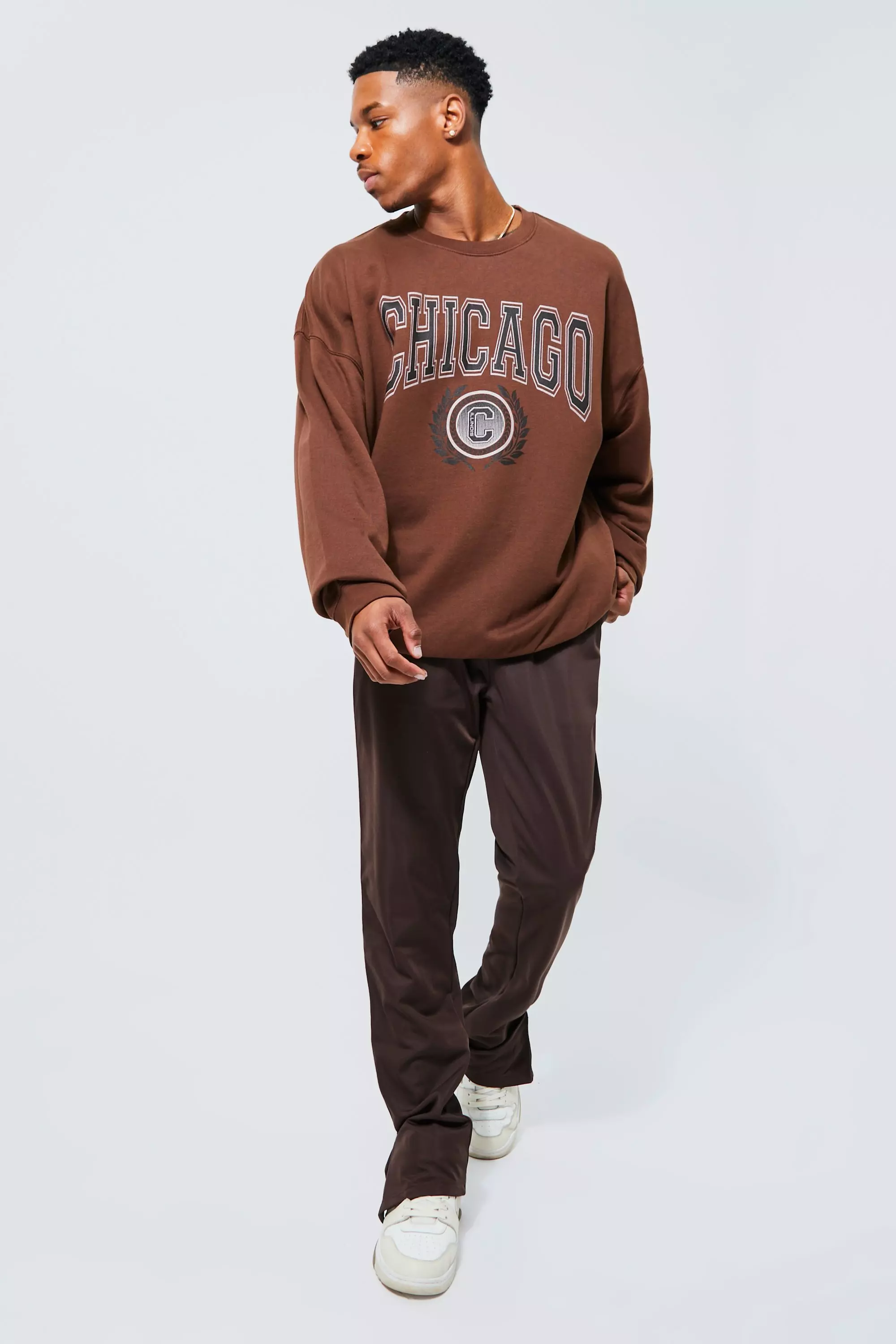 Chicago Bears Tracksuit Men Hoodie Pants Jogger Sweatshirts Sweatpants  Sweatsuit