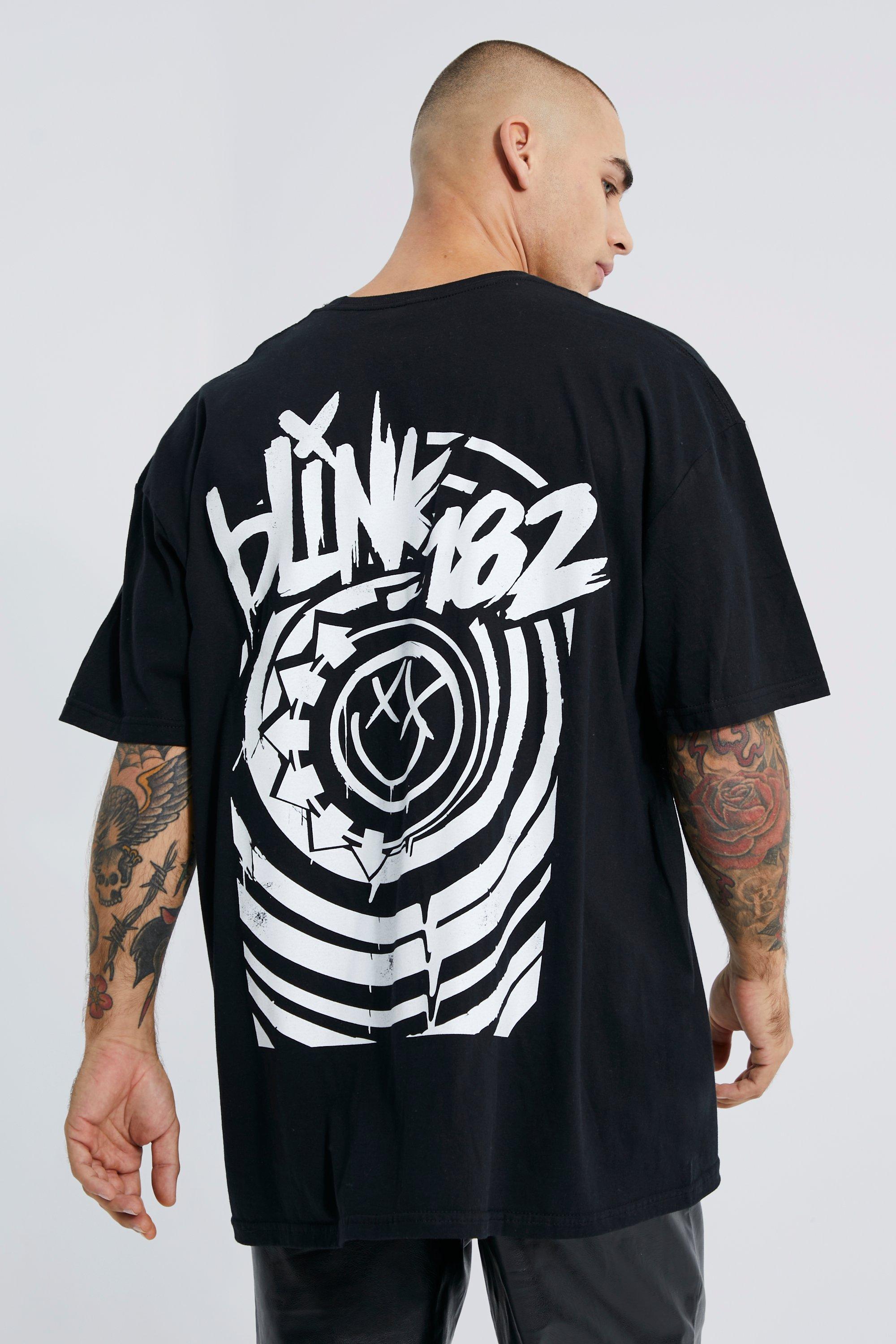 Image of T-shirt oversize ufficiale dei Blink 182, Nero