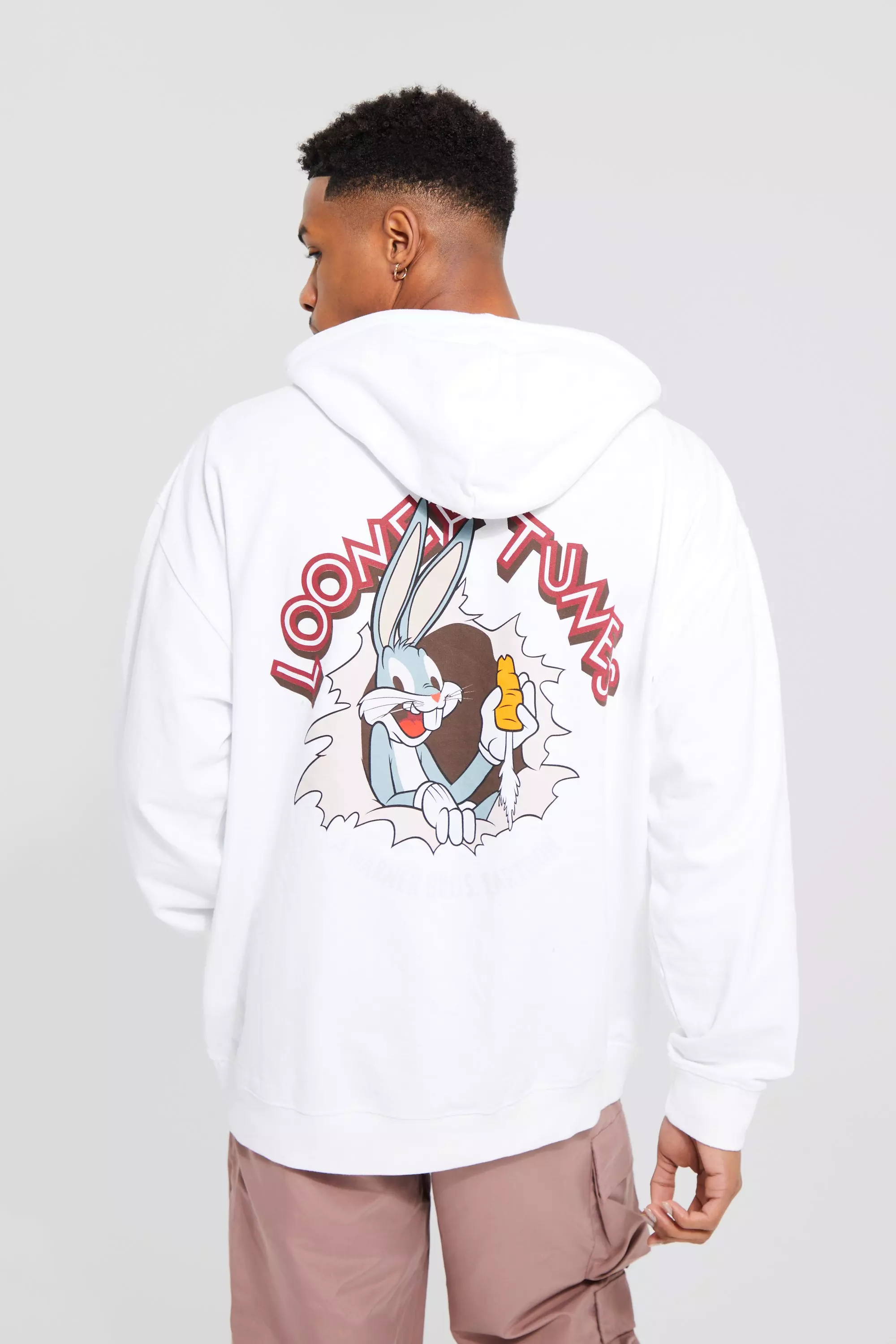 Oversized Varsity Bugs Bunny License Sweatshirt