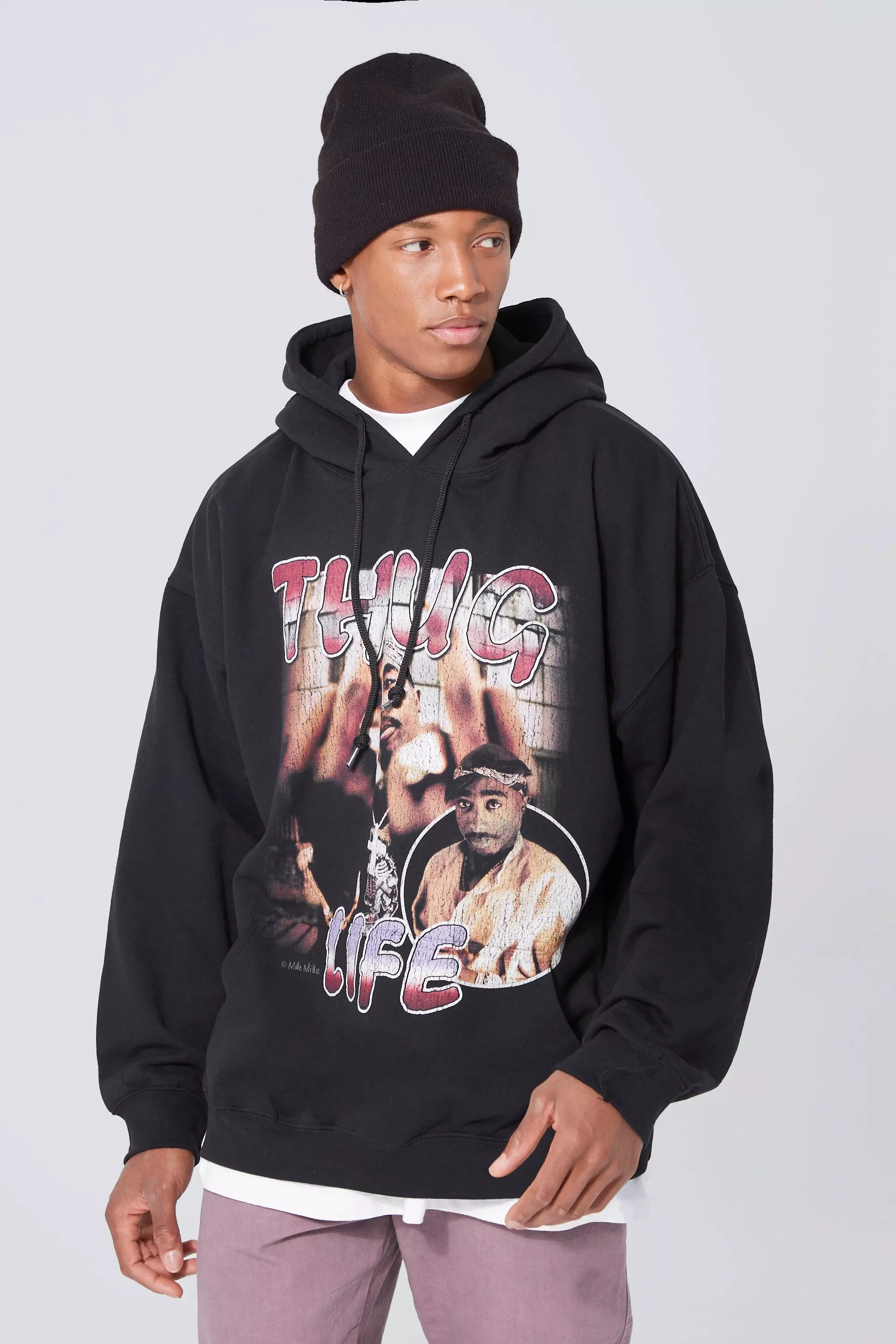 Tupac oversized hoodie new arrivals