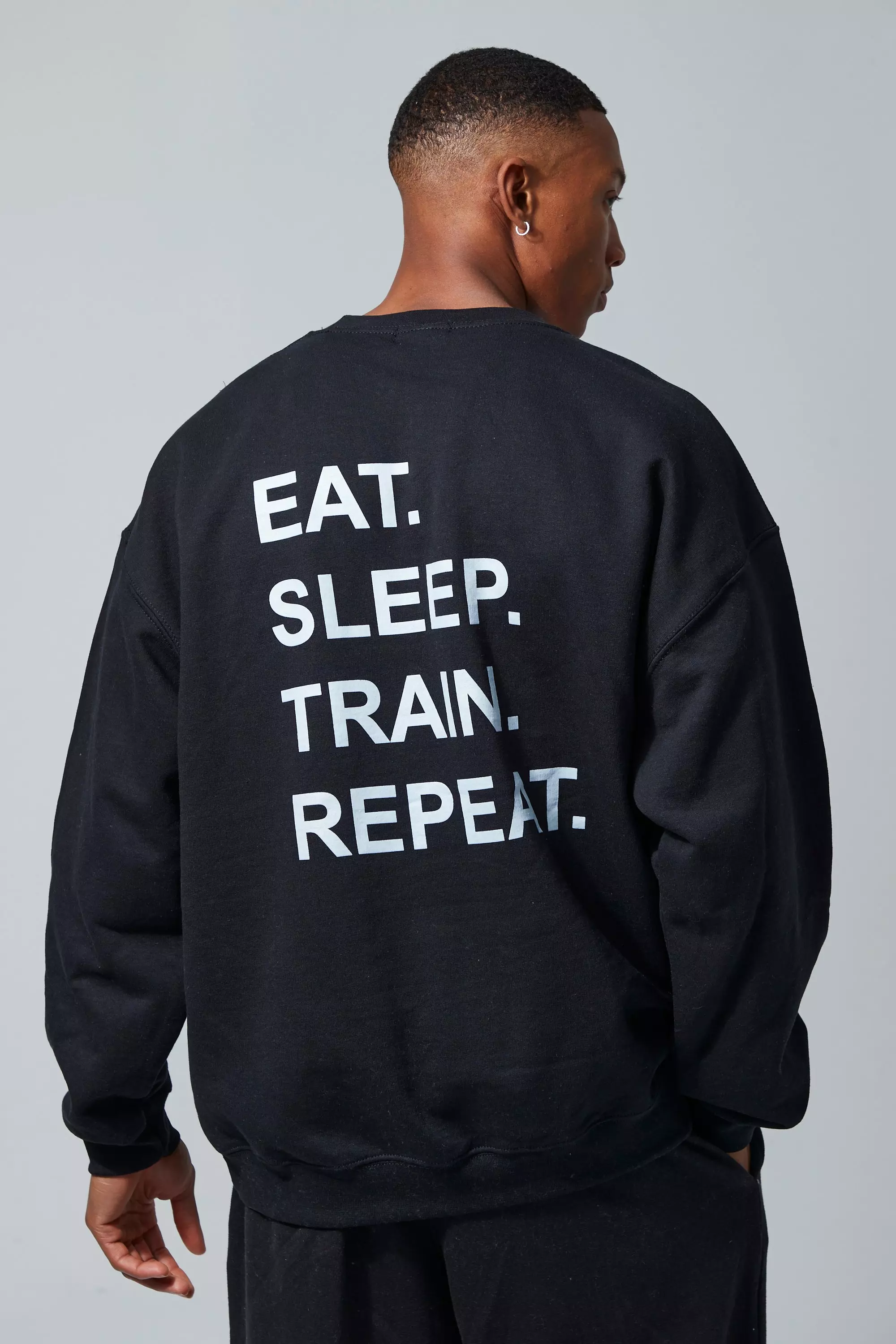 Man Active Oversized Sweatshirt