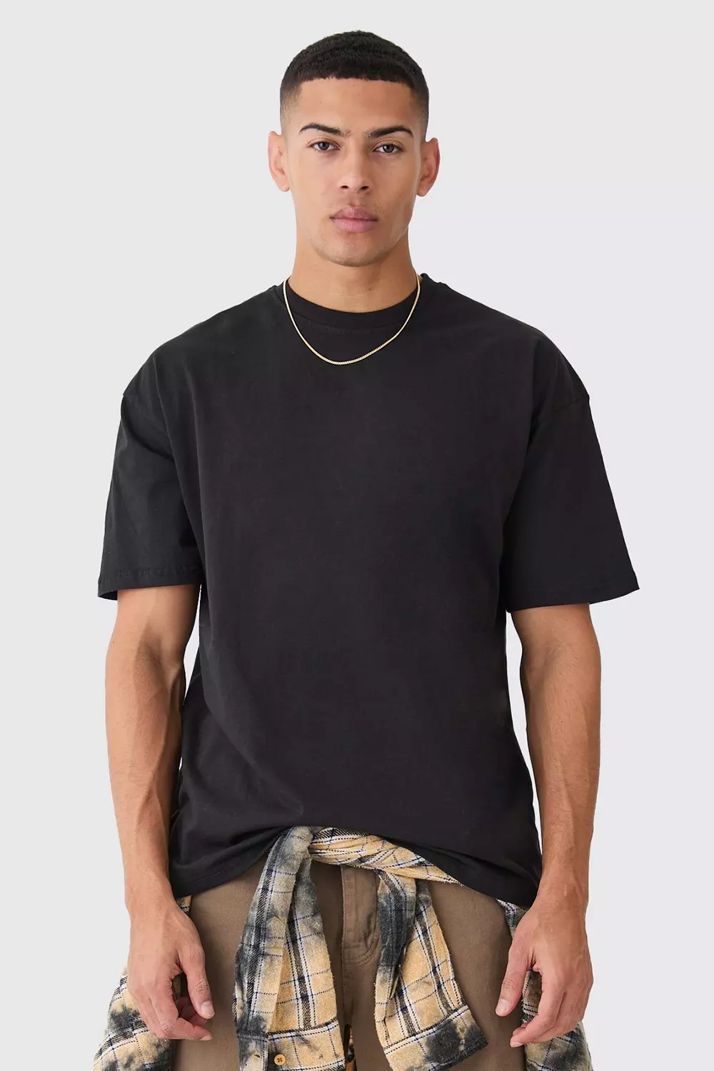 Oversized crew best sale neck mens