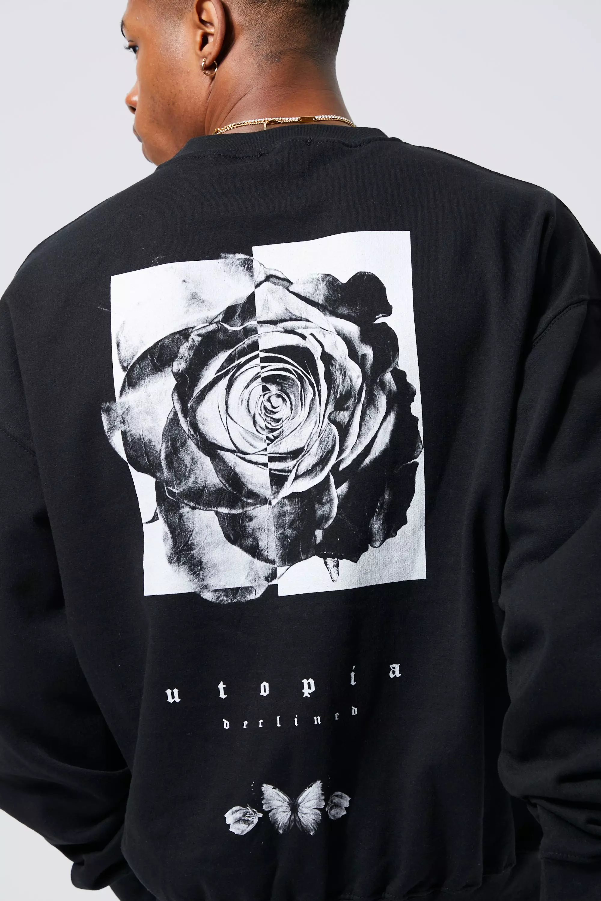 White rose clearance sweatshirt