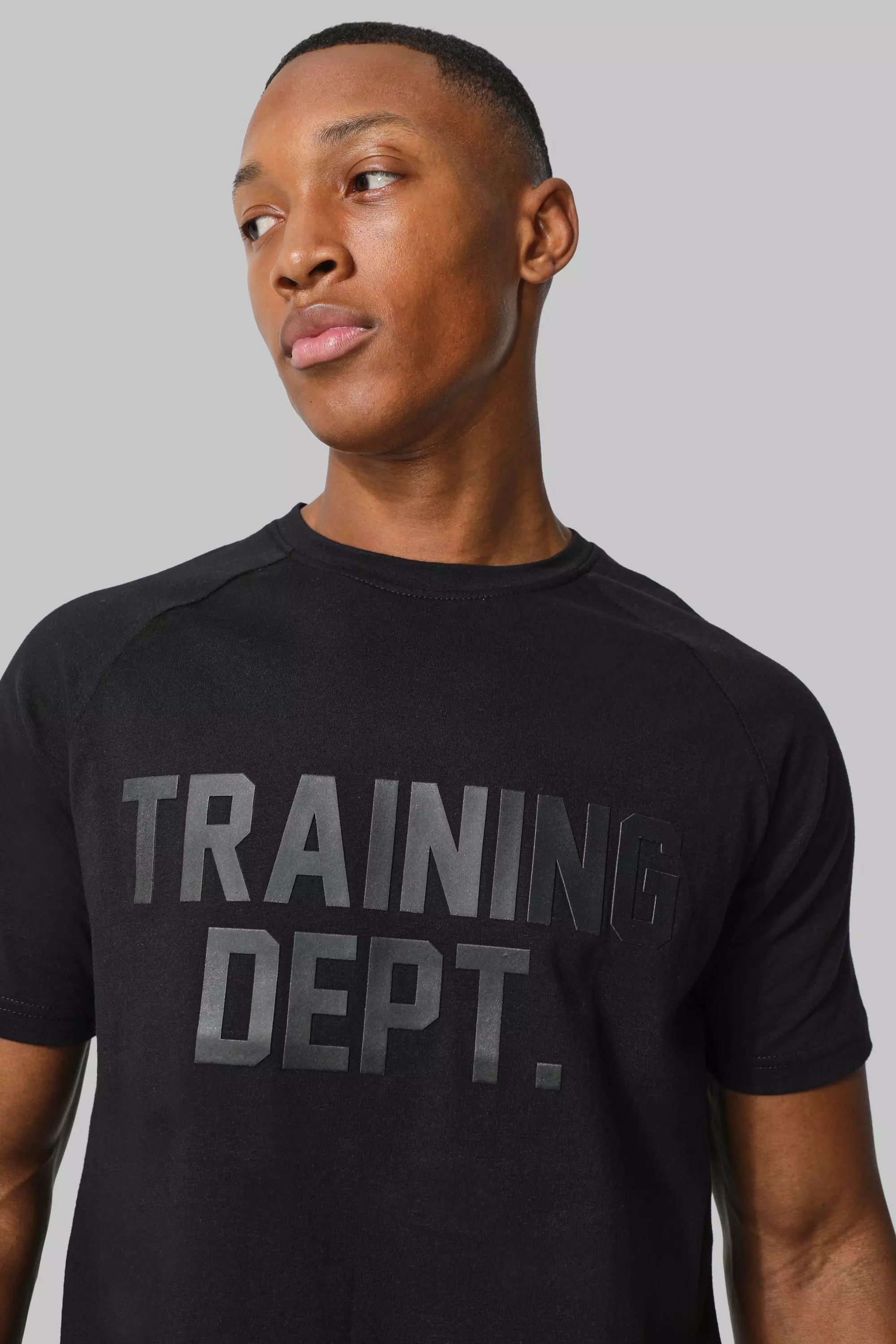 Man Active Muscle Fit Training Dept T Shirt