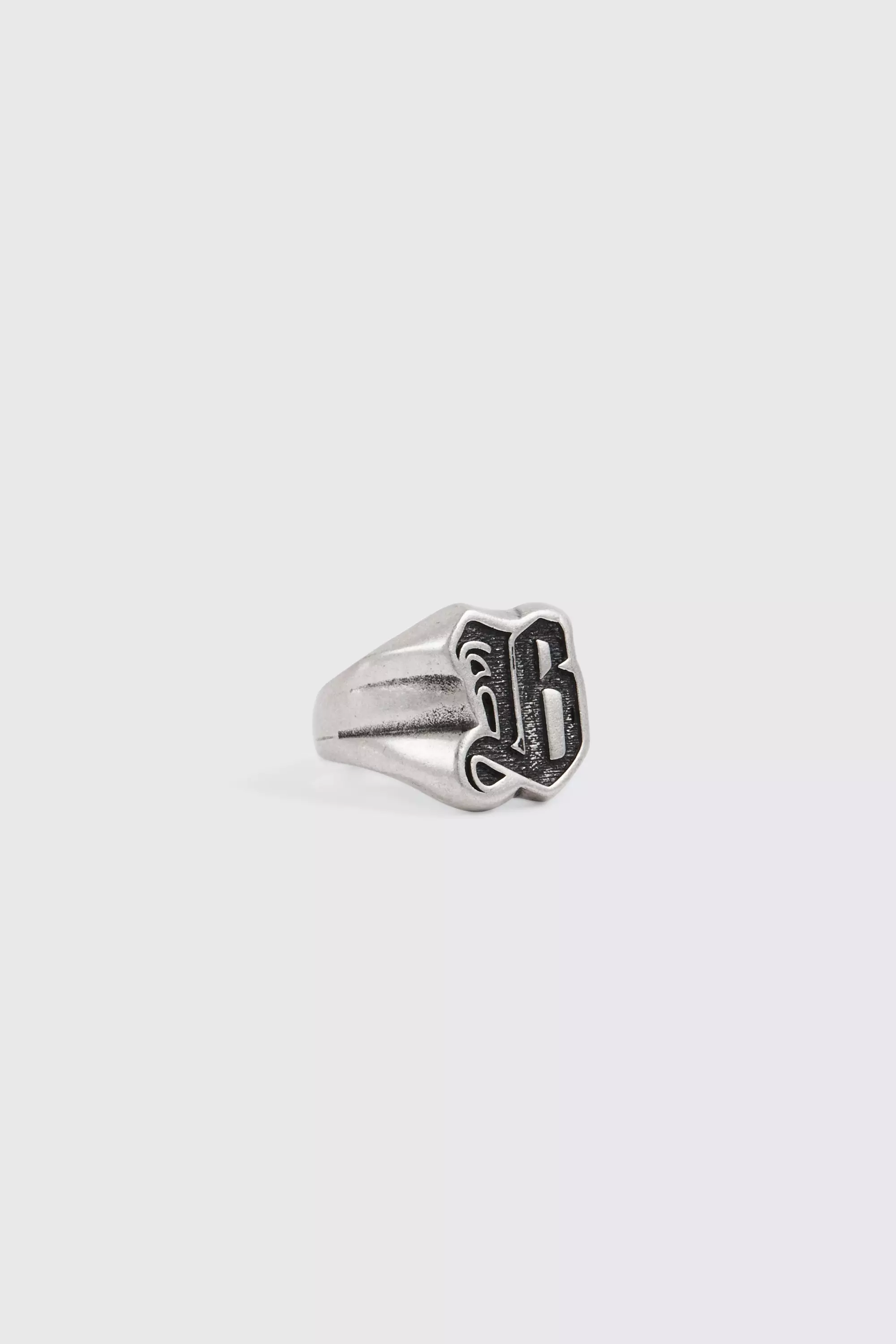 B hot sale signet ring