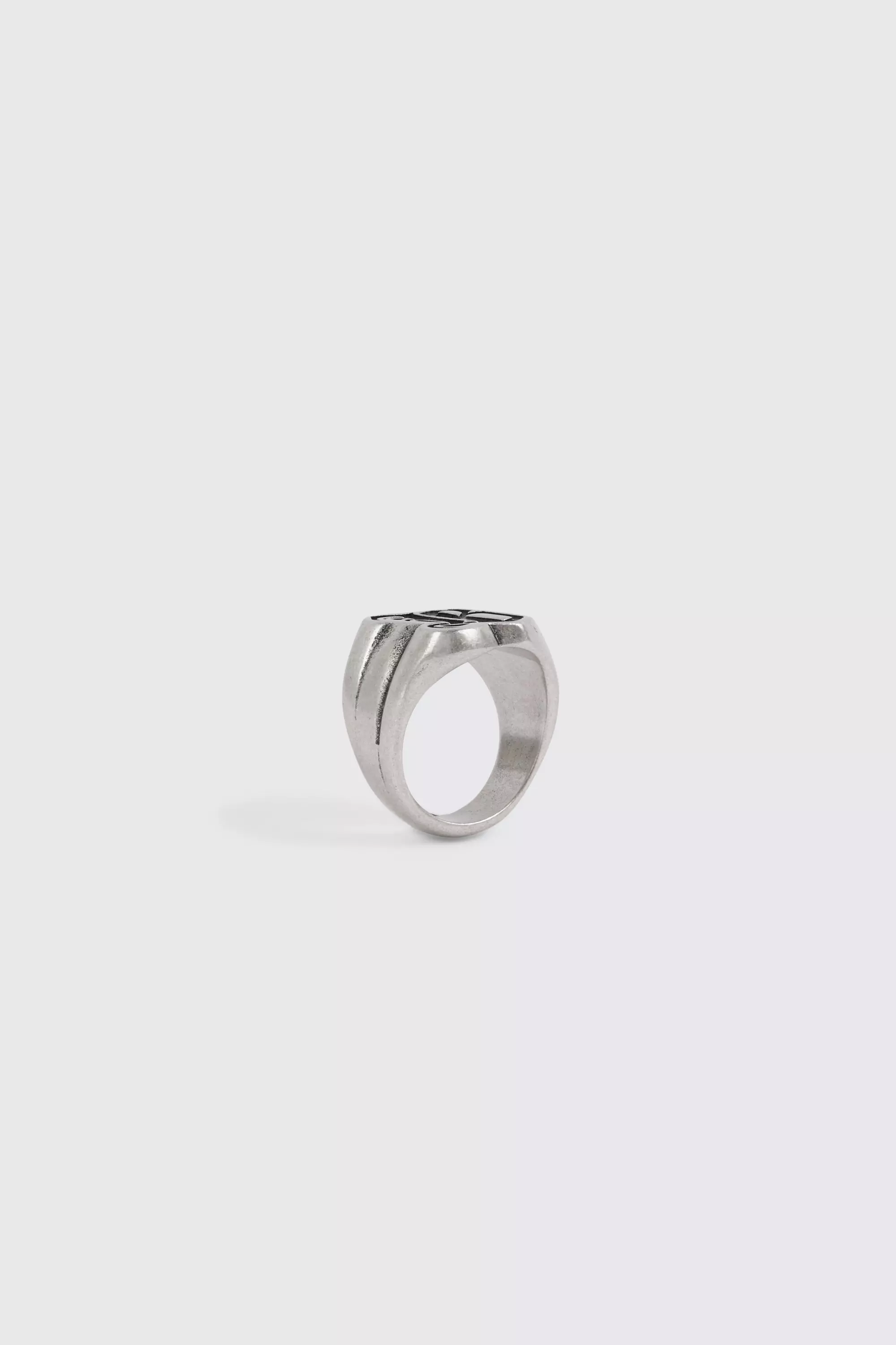 B on sale signet ring