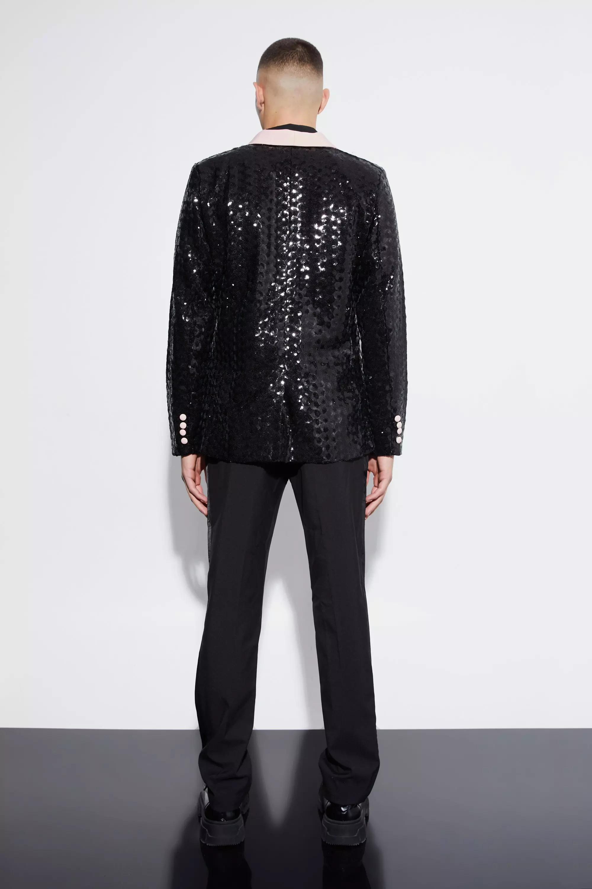 Sequin suit jacket mens hot sale