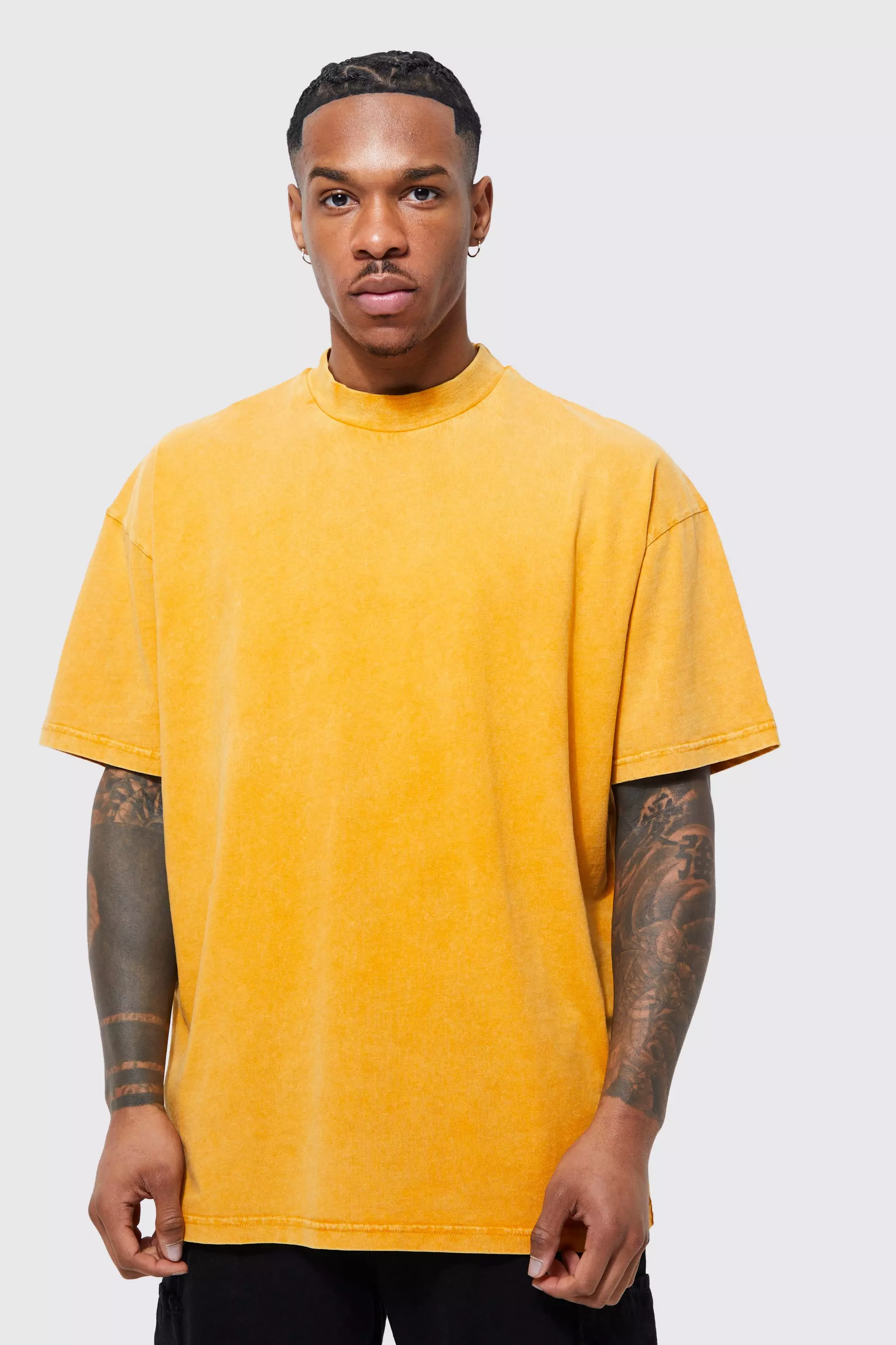 ASOS Oversized T-shirt in Yellow for Men