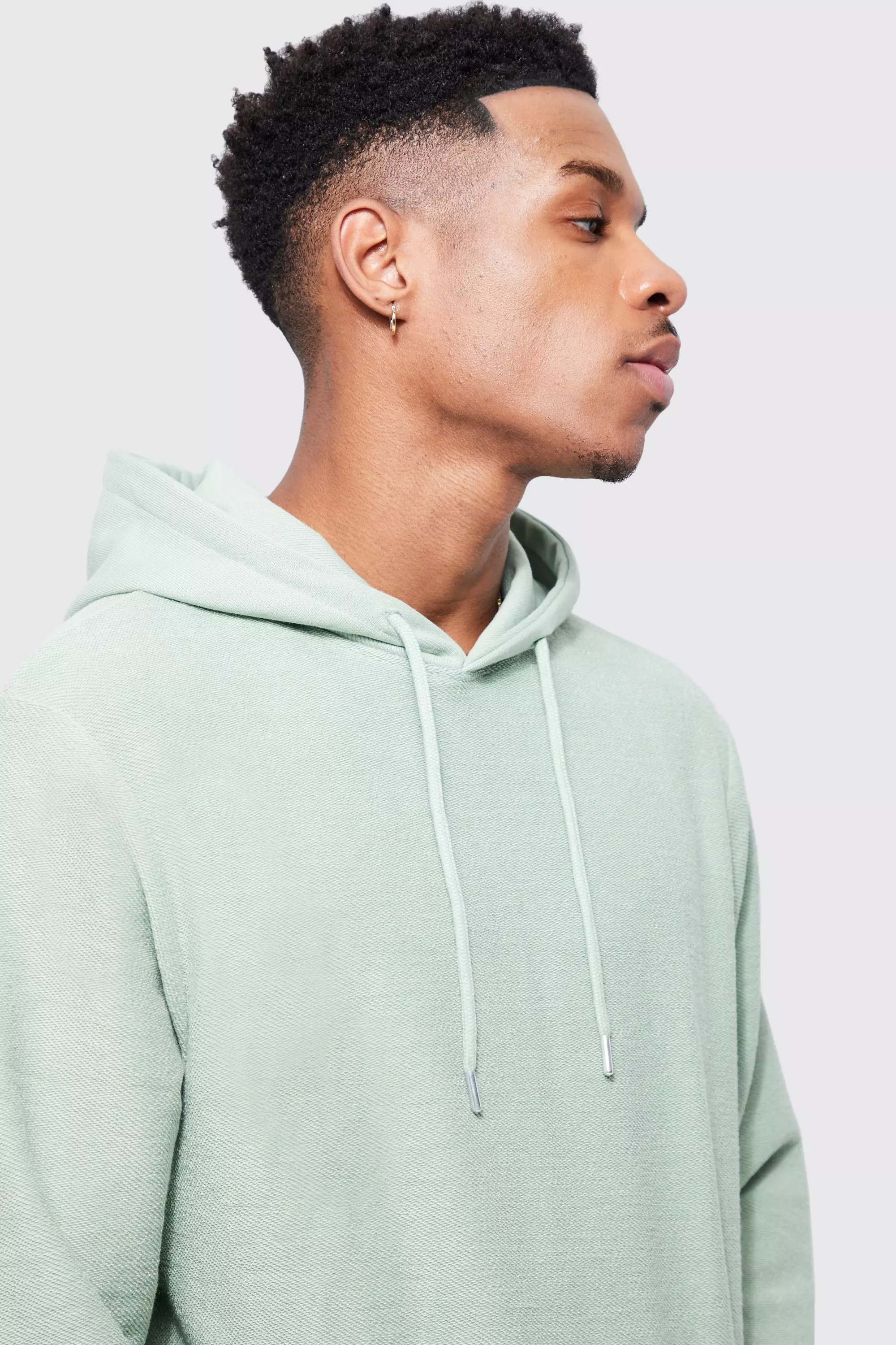 Sage green hoodie online men