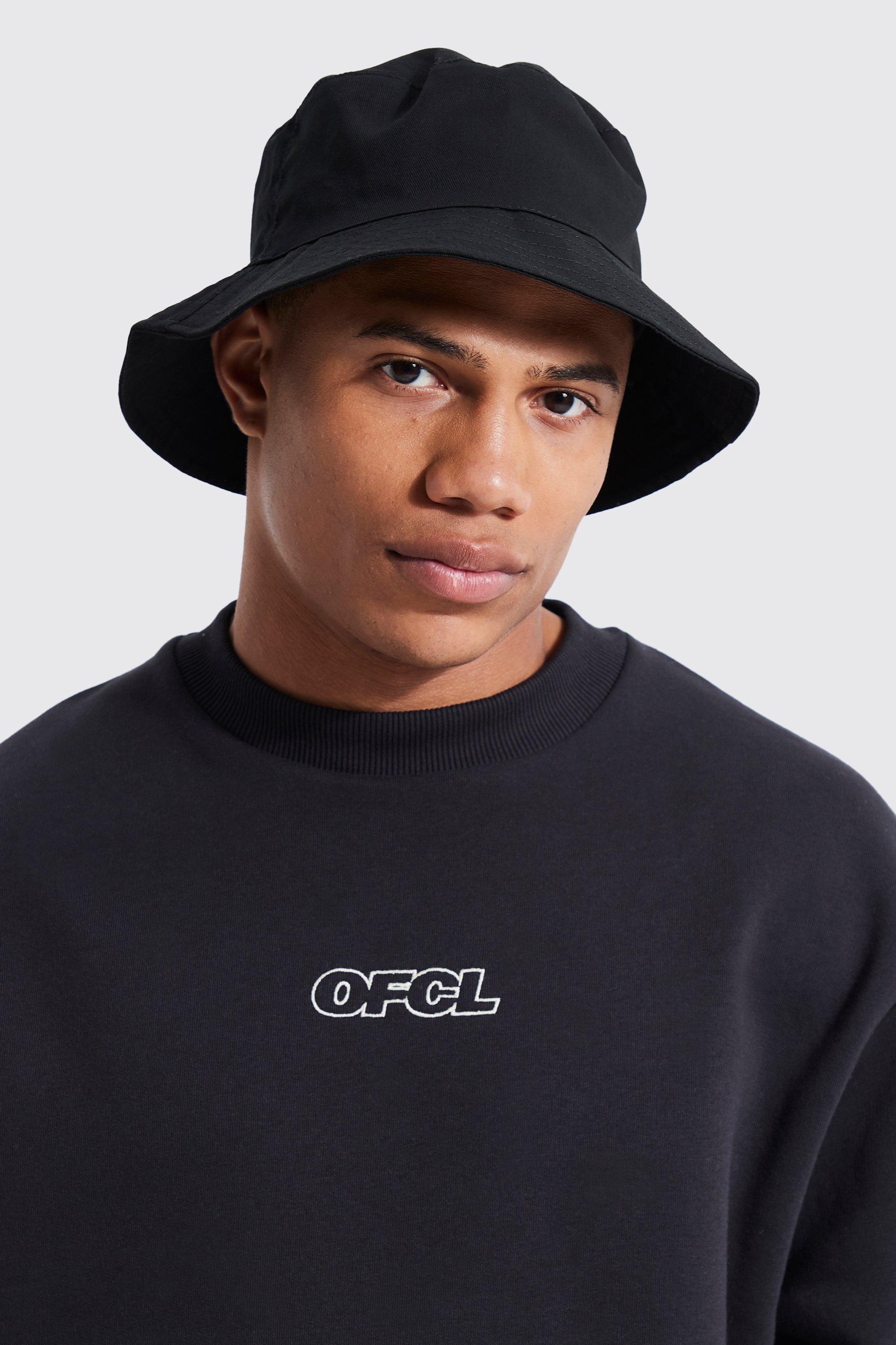 men's essential bucket hat - black - s/m, black
