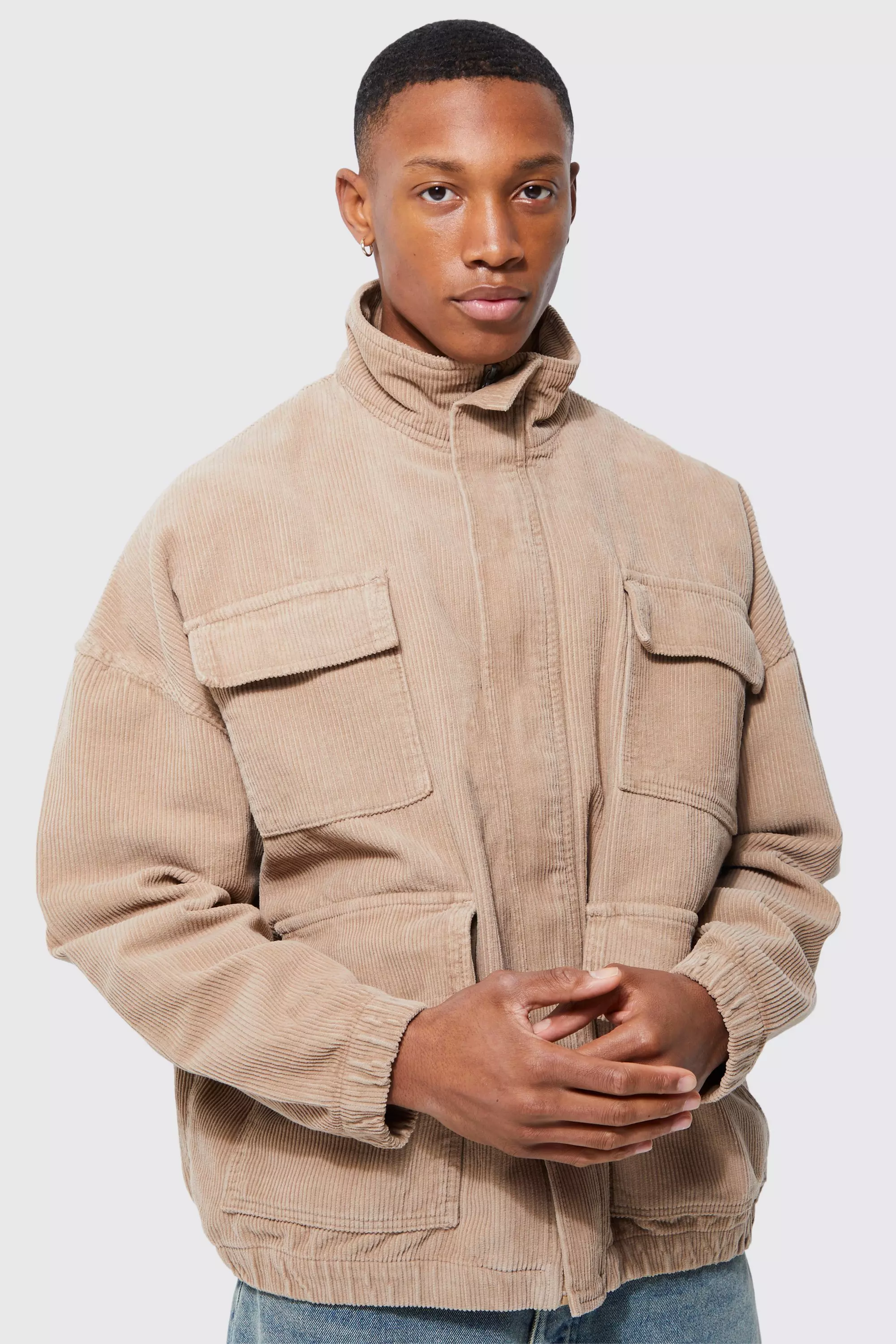 Utility hot sale jacket cream