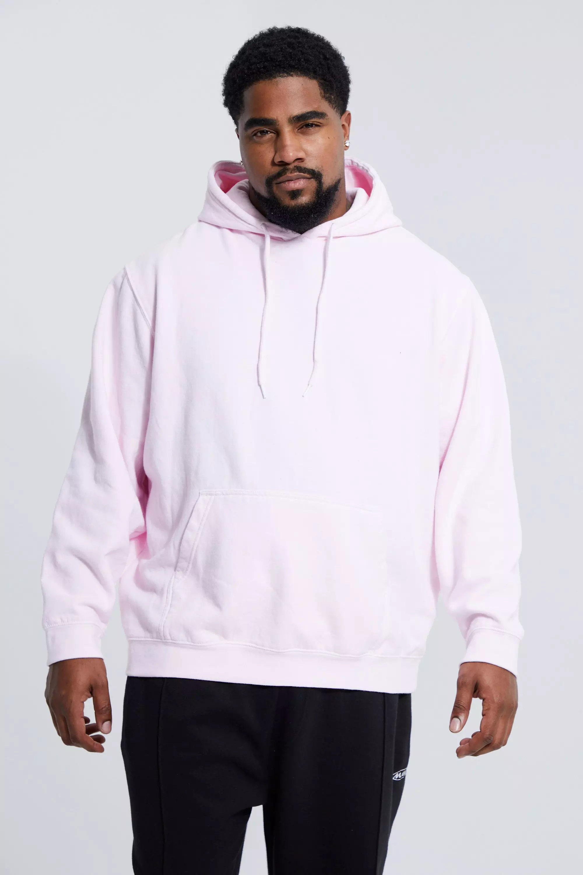 Plus Teddy Back Graphic Hoodie