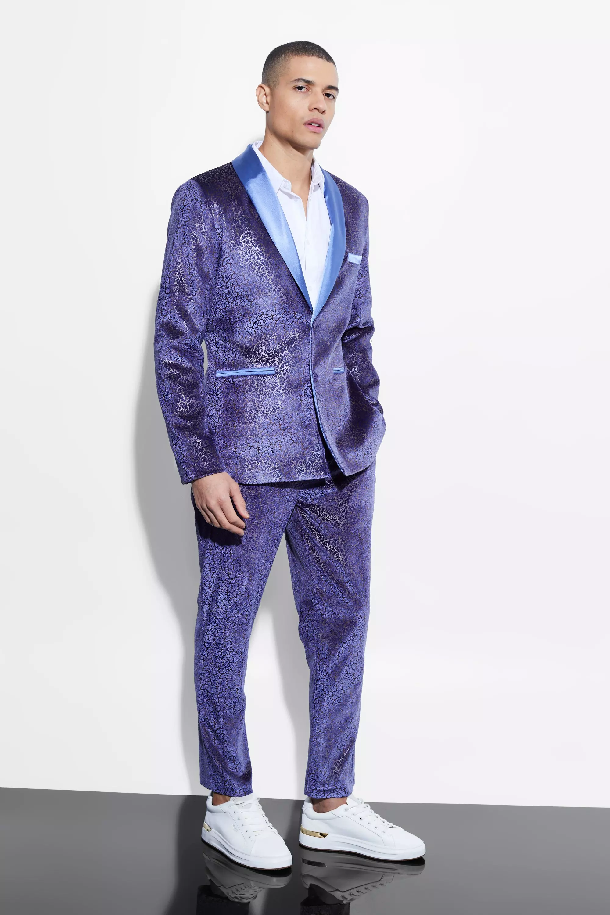 Velour hot sale suit men