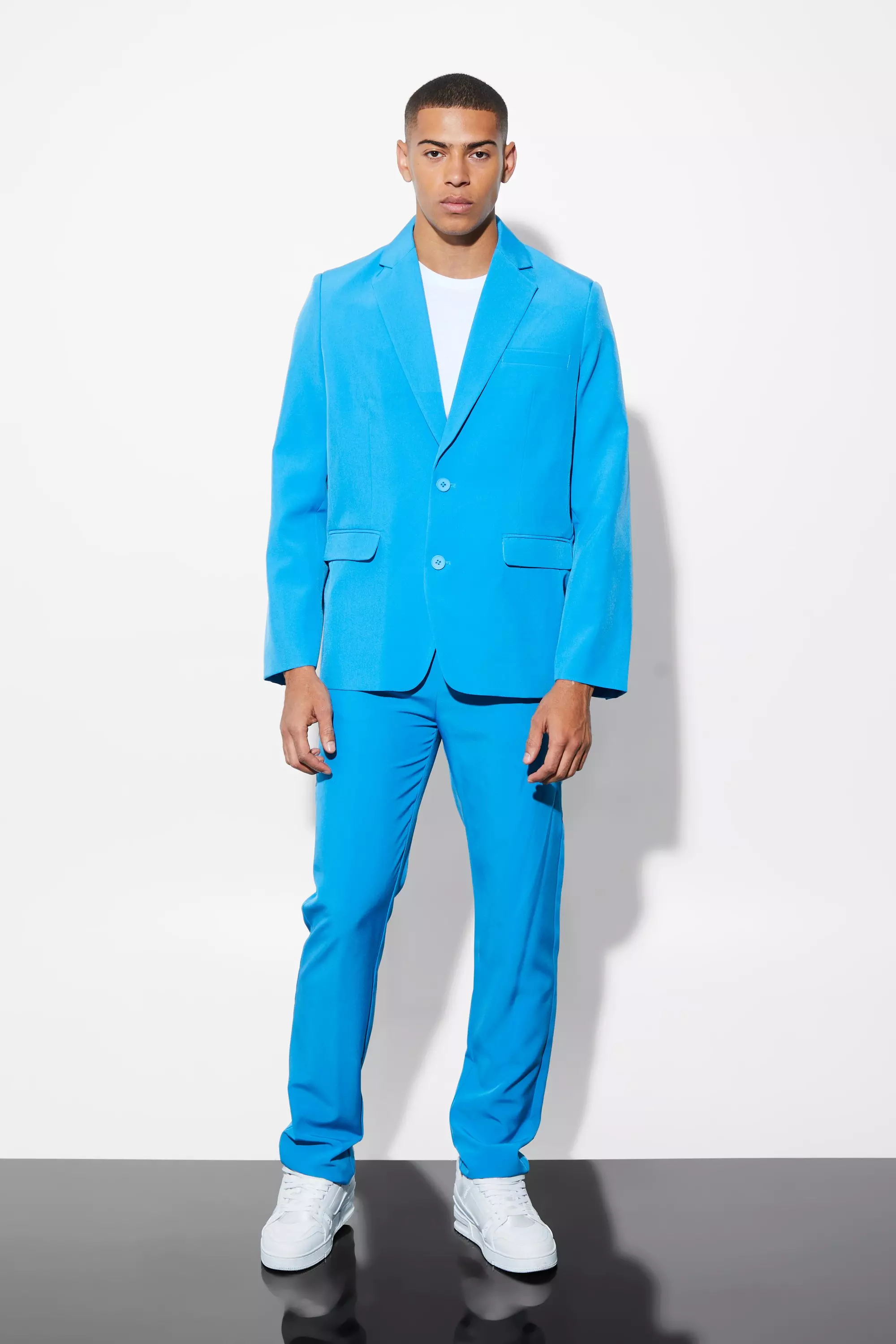 Straight leg suit clearance trousers