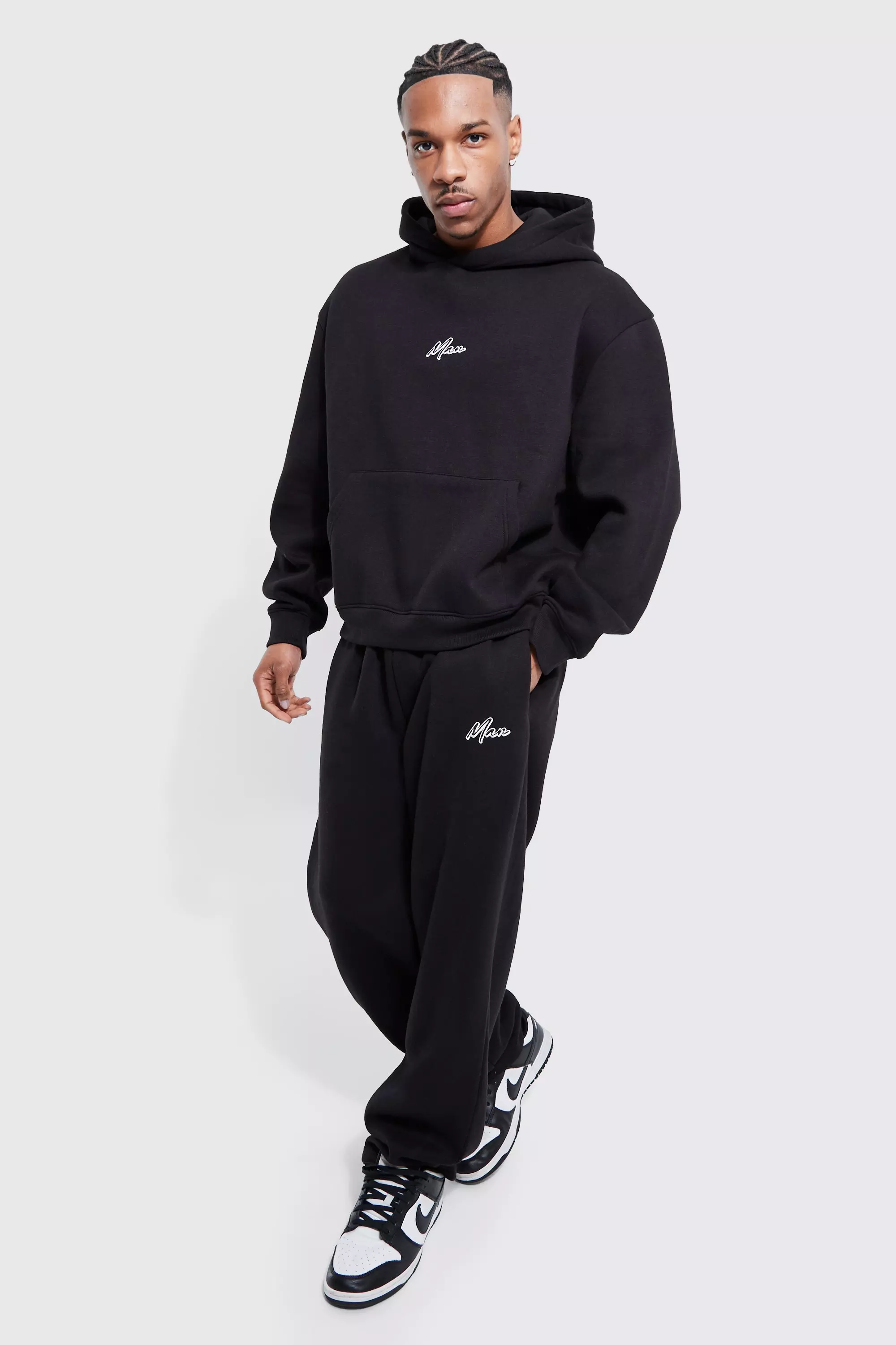 Boohooman store script tracksuit