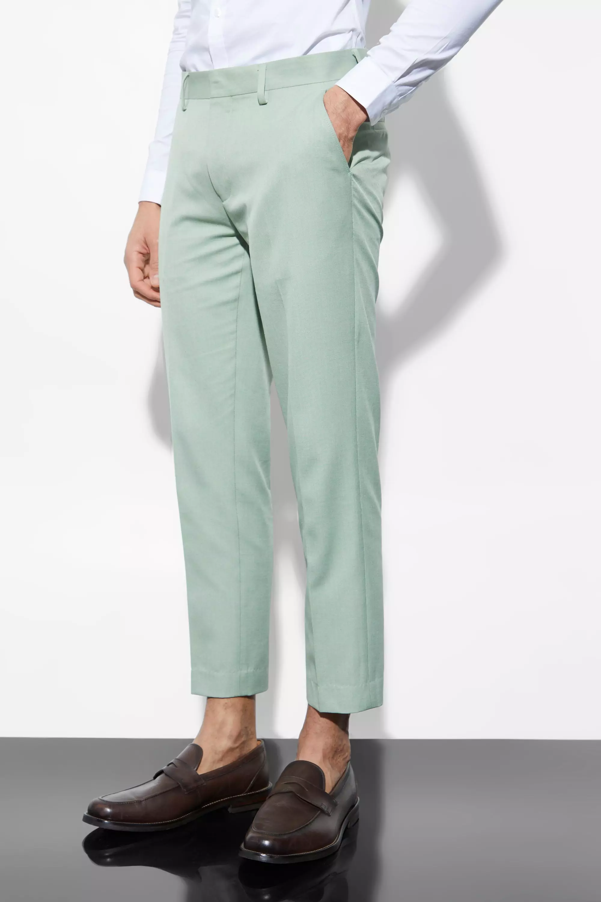 Mint Green Formal Trousers