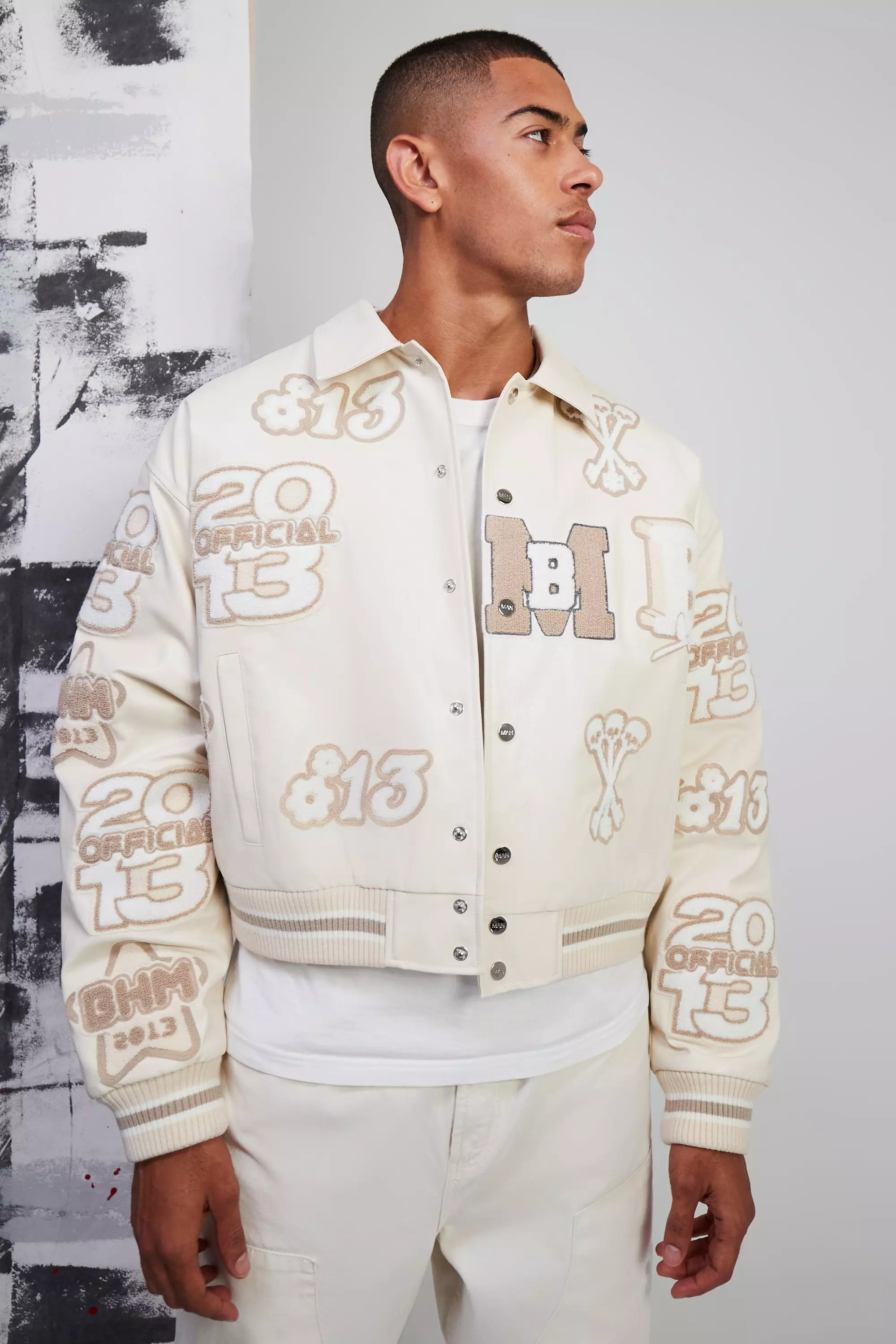 Logo-Embossed Jacket, N°21