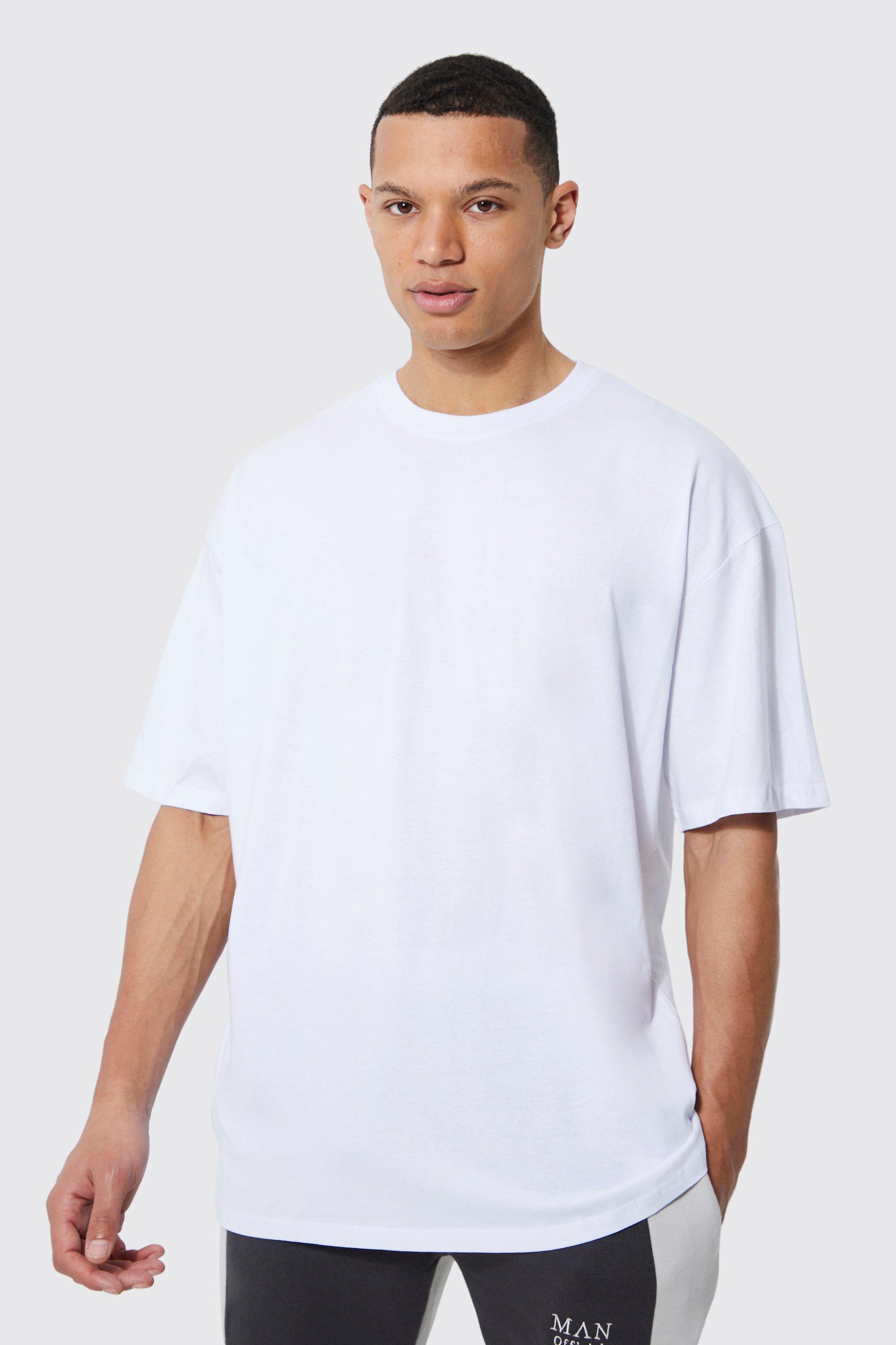 Image of T-shirt Tall comoda Basic, Bianco