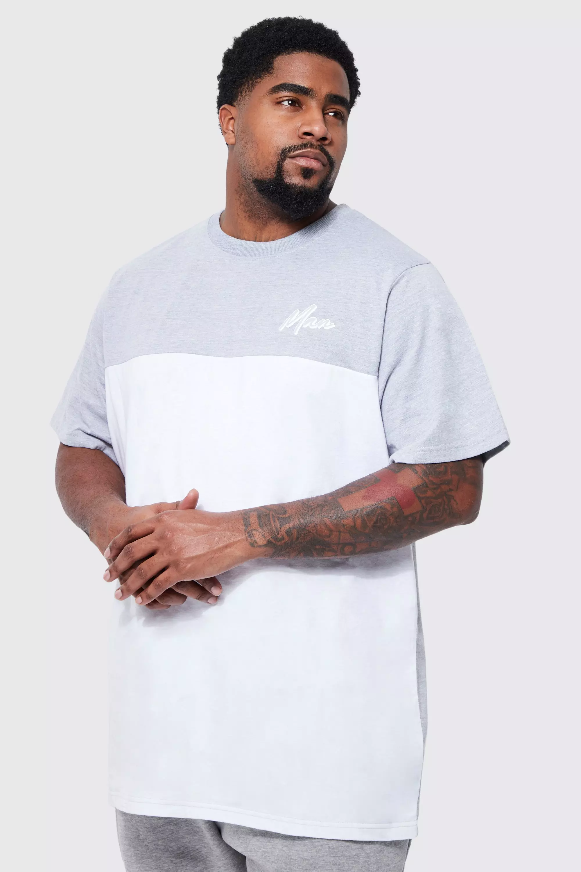 White longline t shirt mens sale