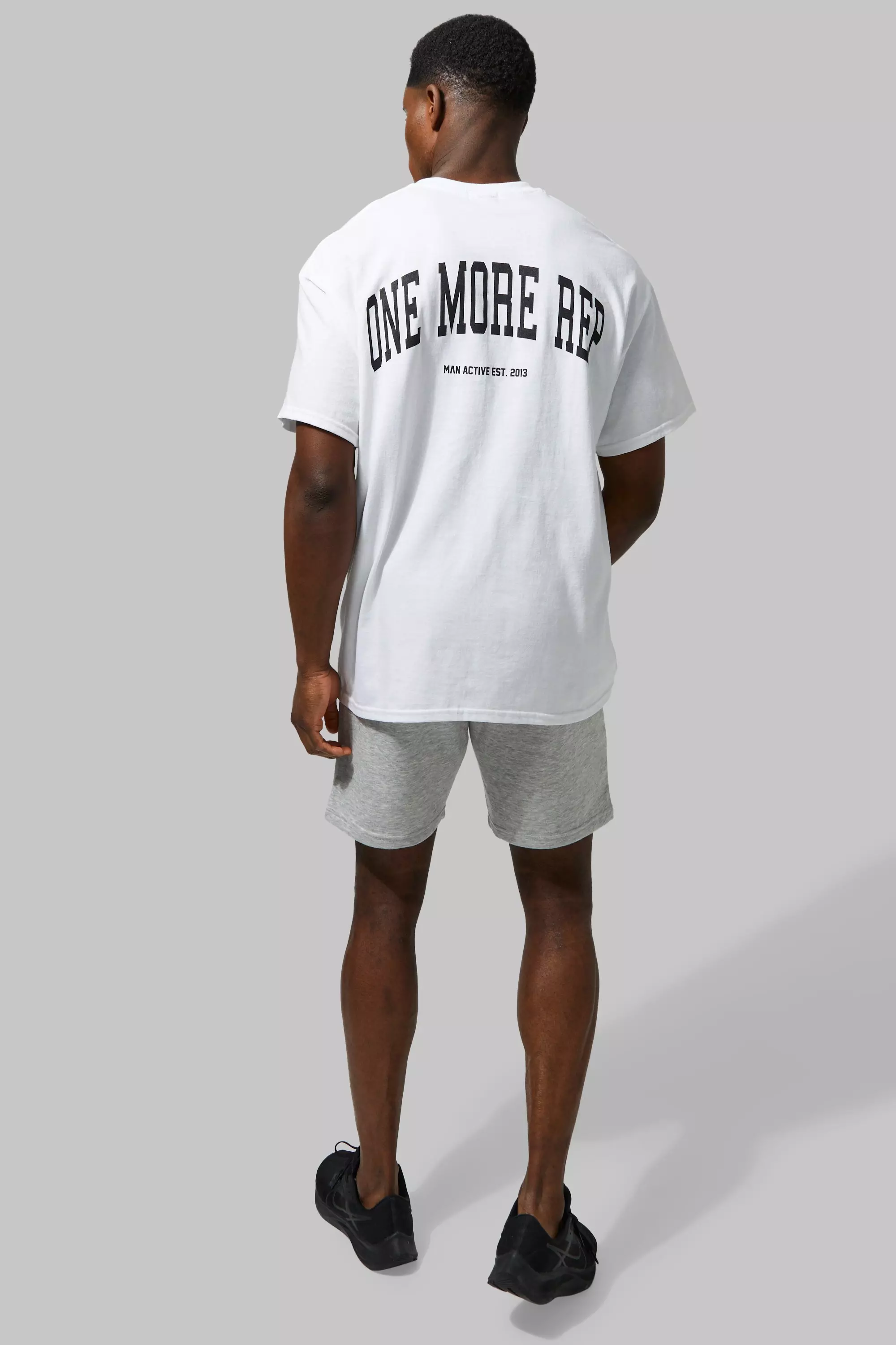 Man Active Gym Oversized Side Split T-Shirt