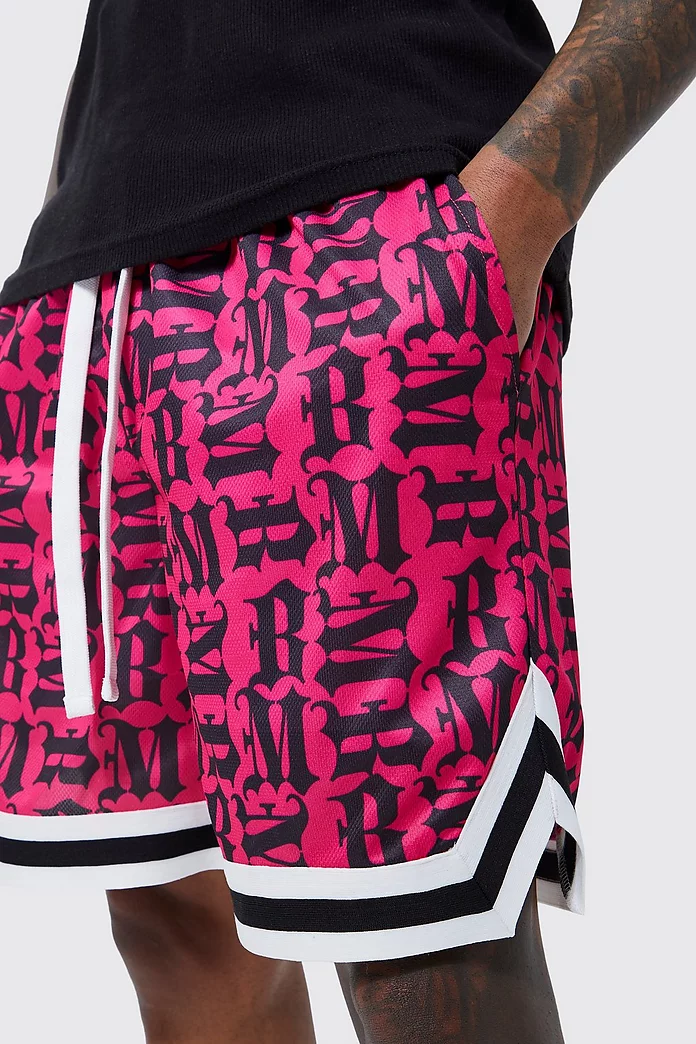 Loose Fit Mesh Basketball Short