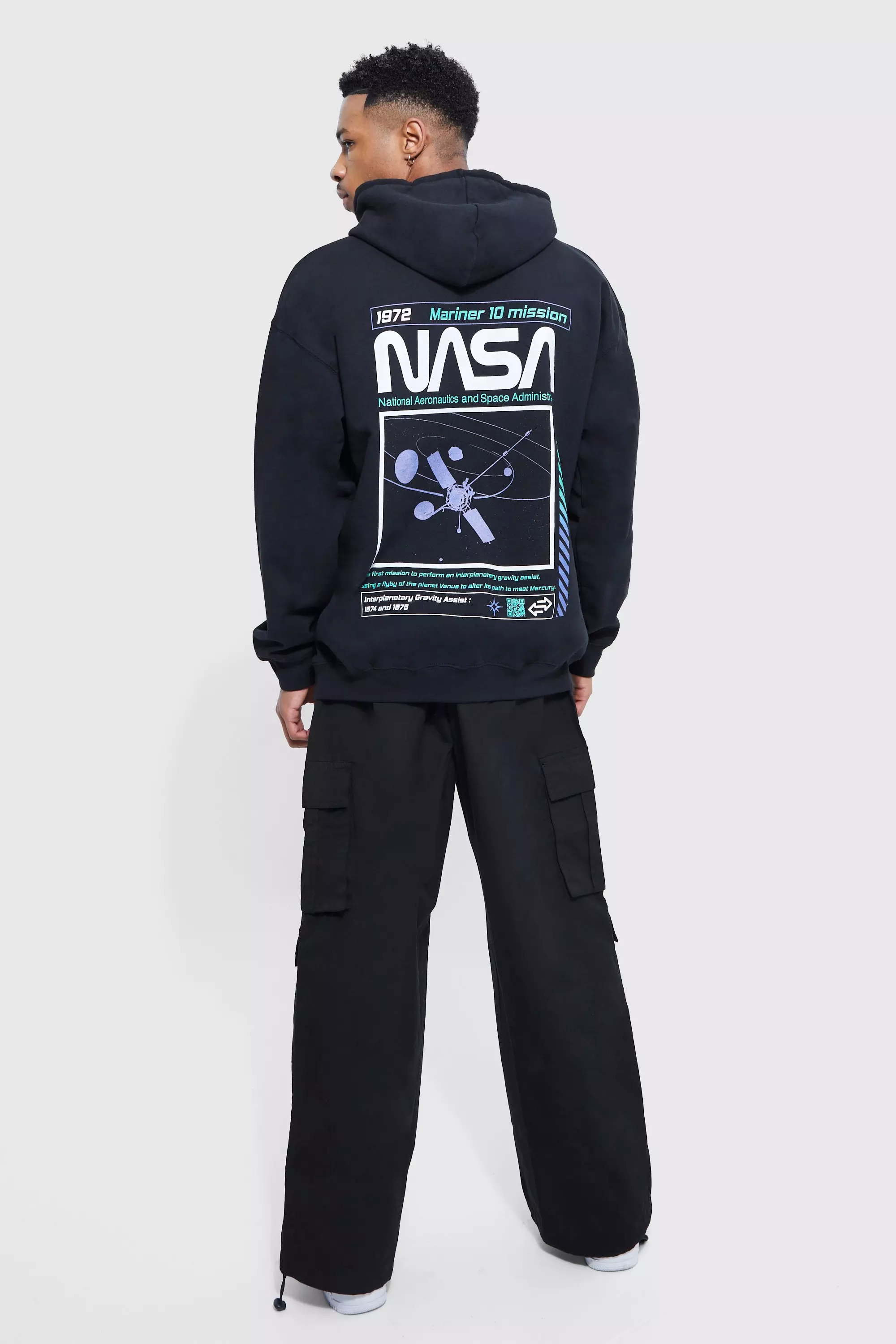 Boohooman cheap nasa hoodie