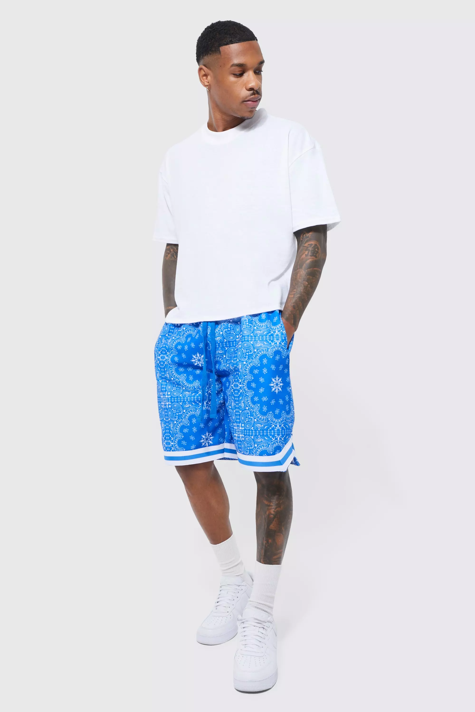 Basketball Bandana Short With Sports Rib