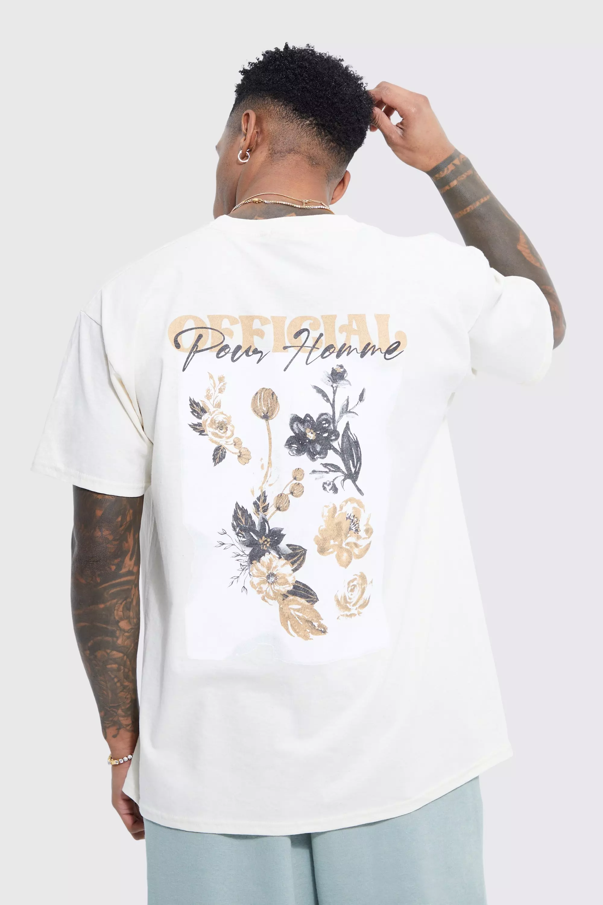 floral tee shirt