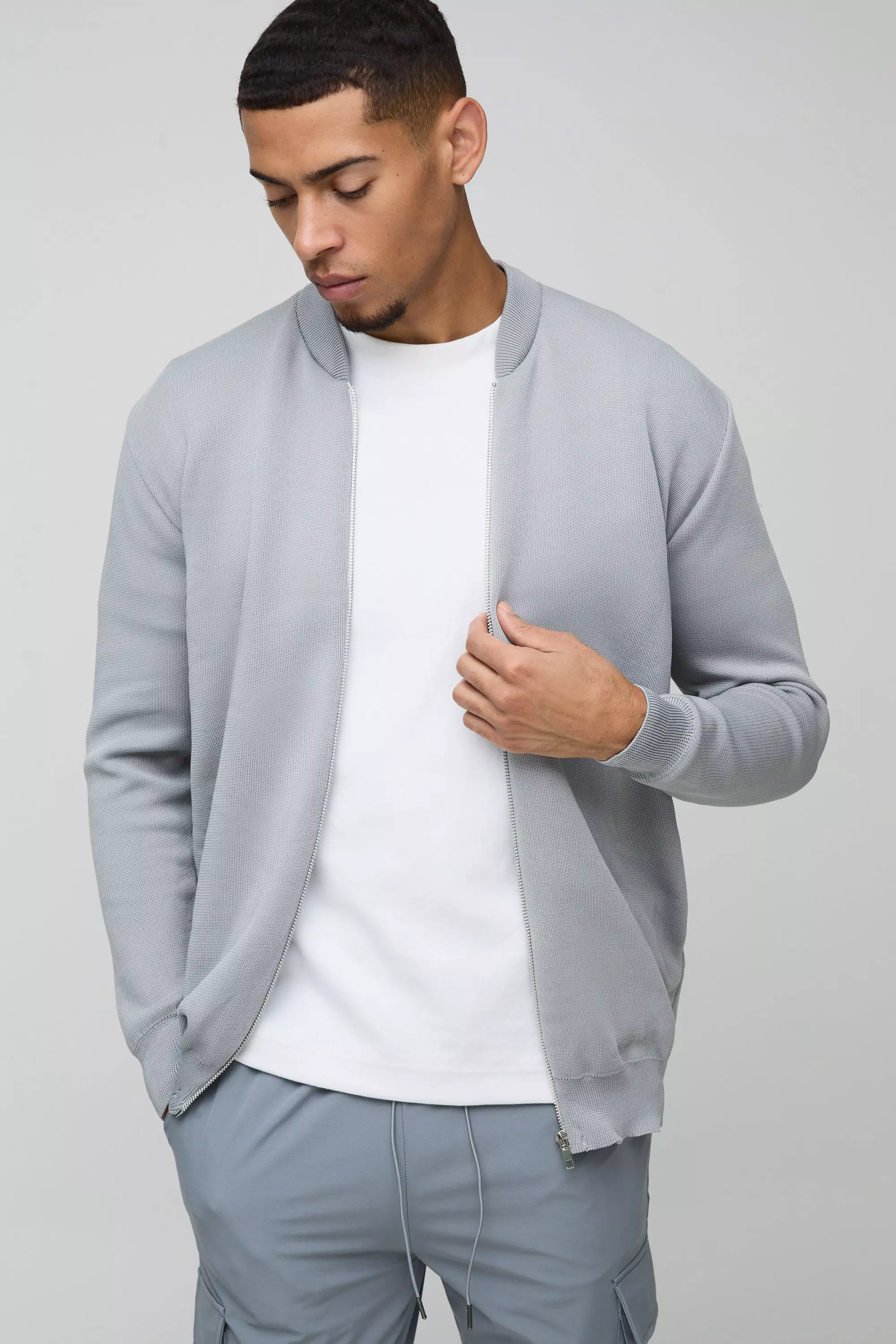 Grey smart outlet jacket