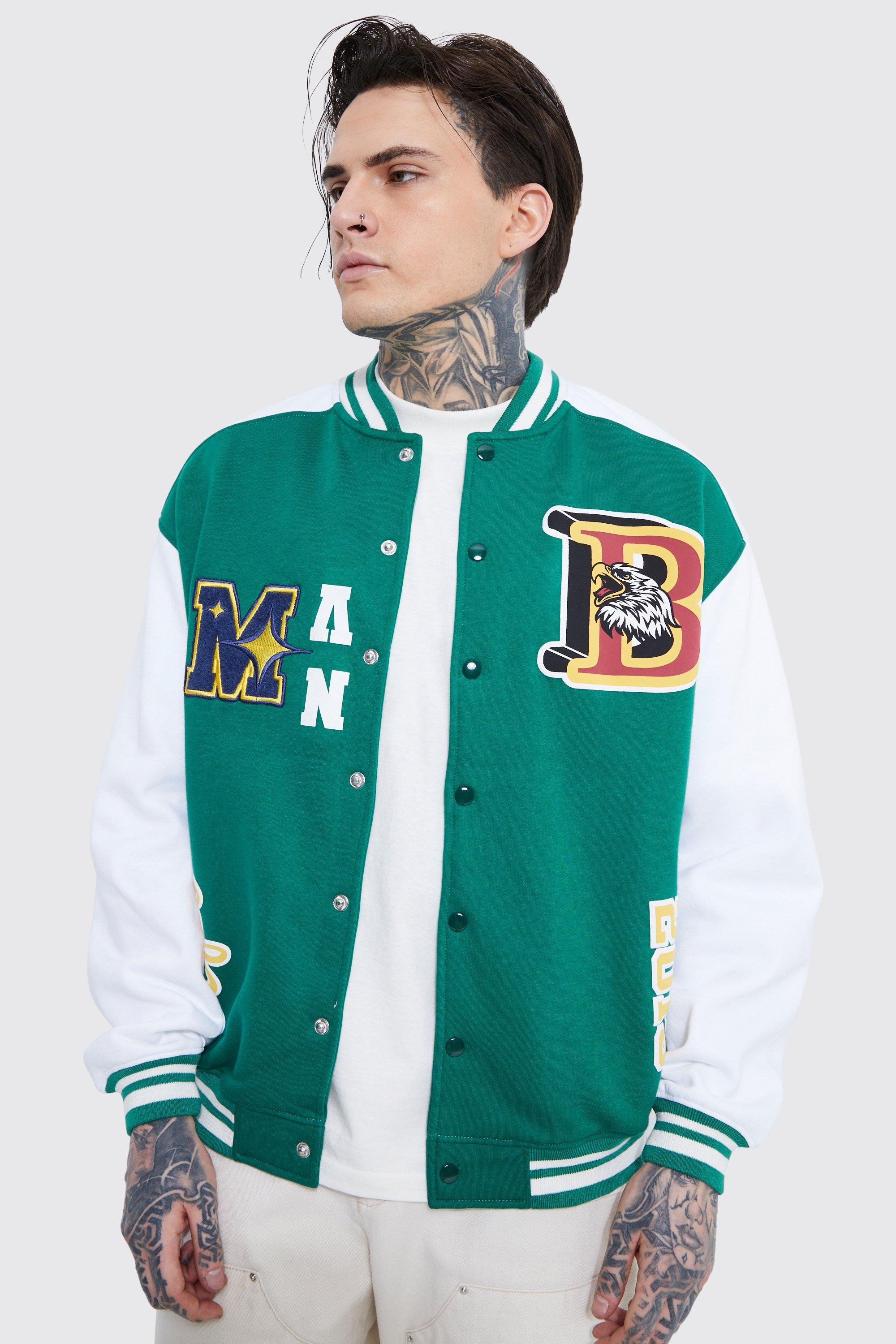 Official New Era Green Bay Packers NFL Alpha Industries Black Reversible Bomber  Jacket B8970_282