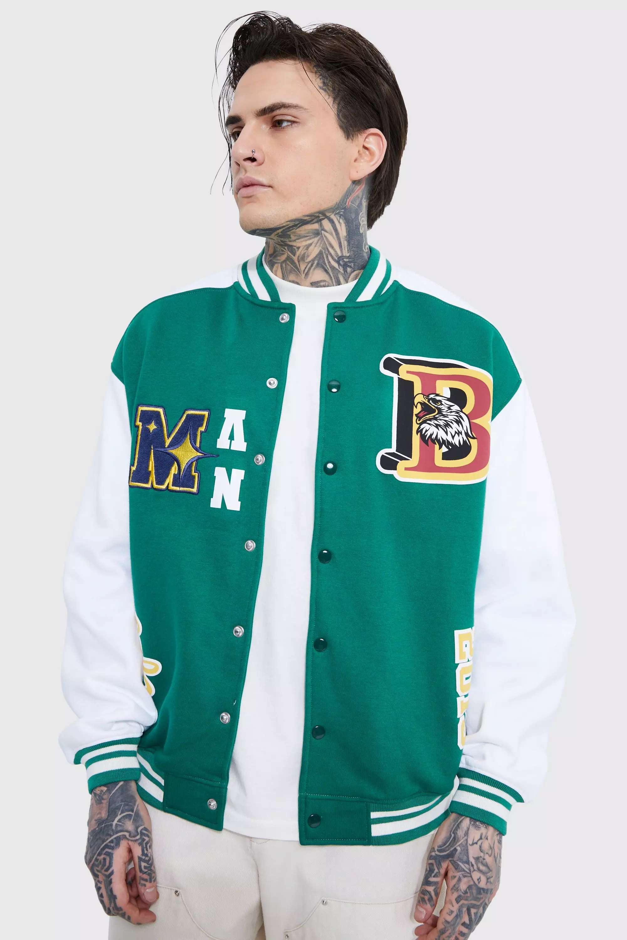 Bm Jersey Varsity Jacket