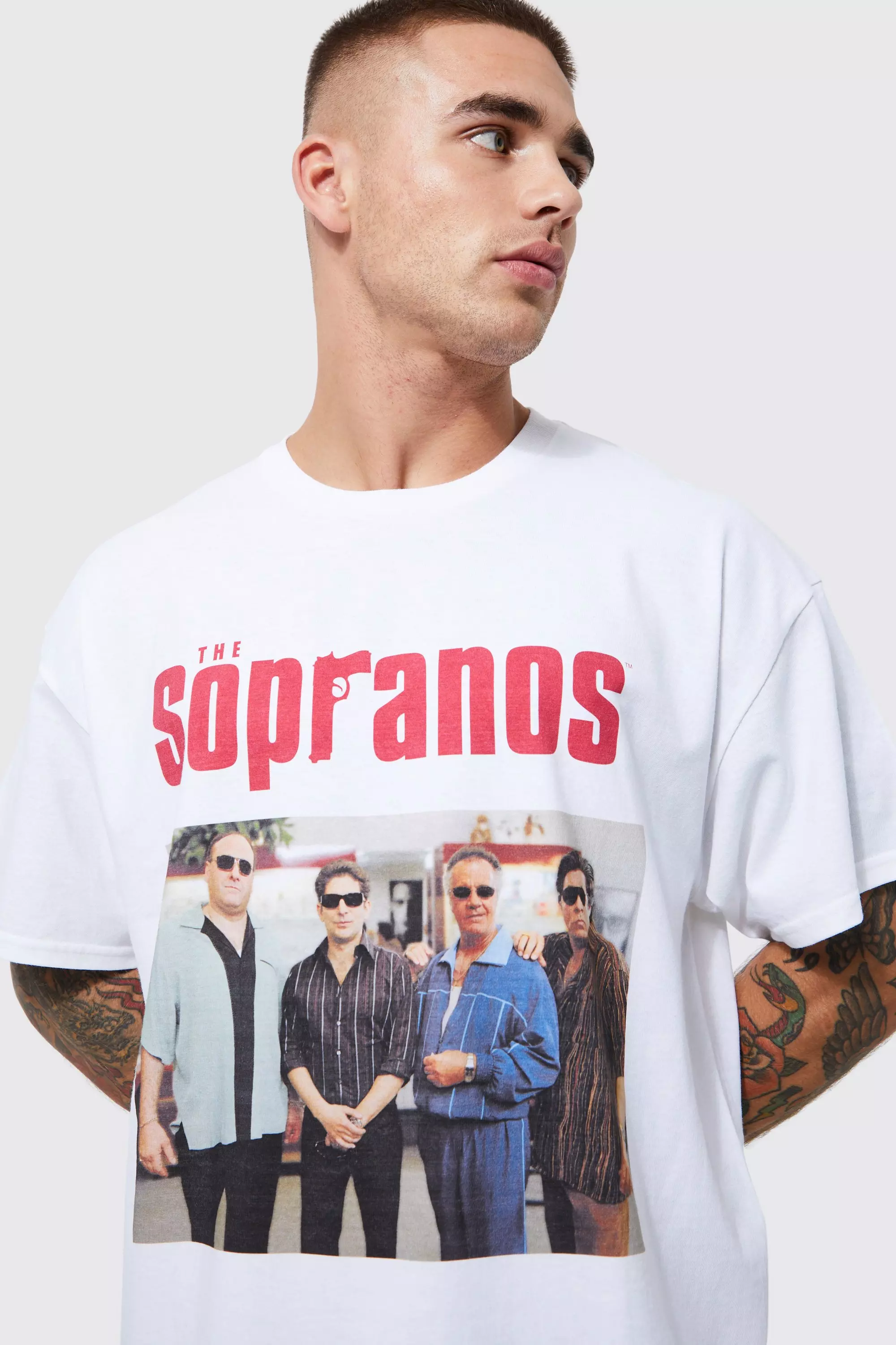 Oversized Sopranos License T-shirt