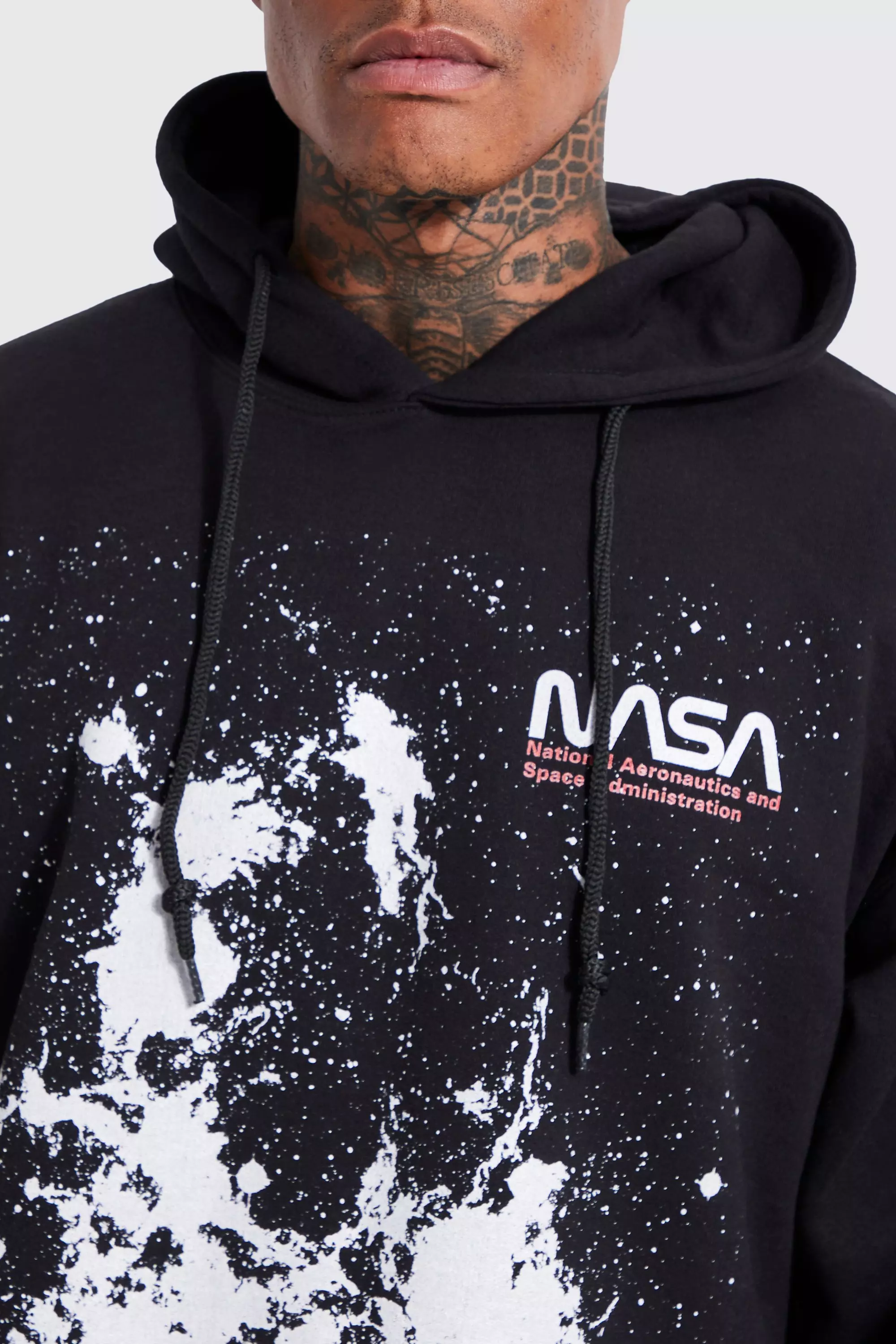 Boohooman nasa online hoodie