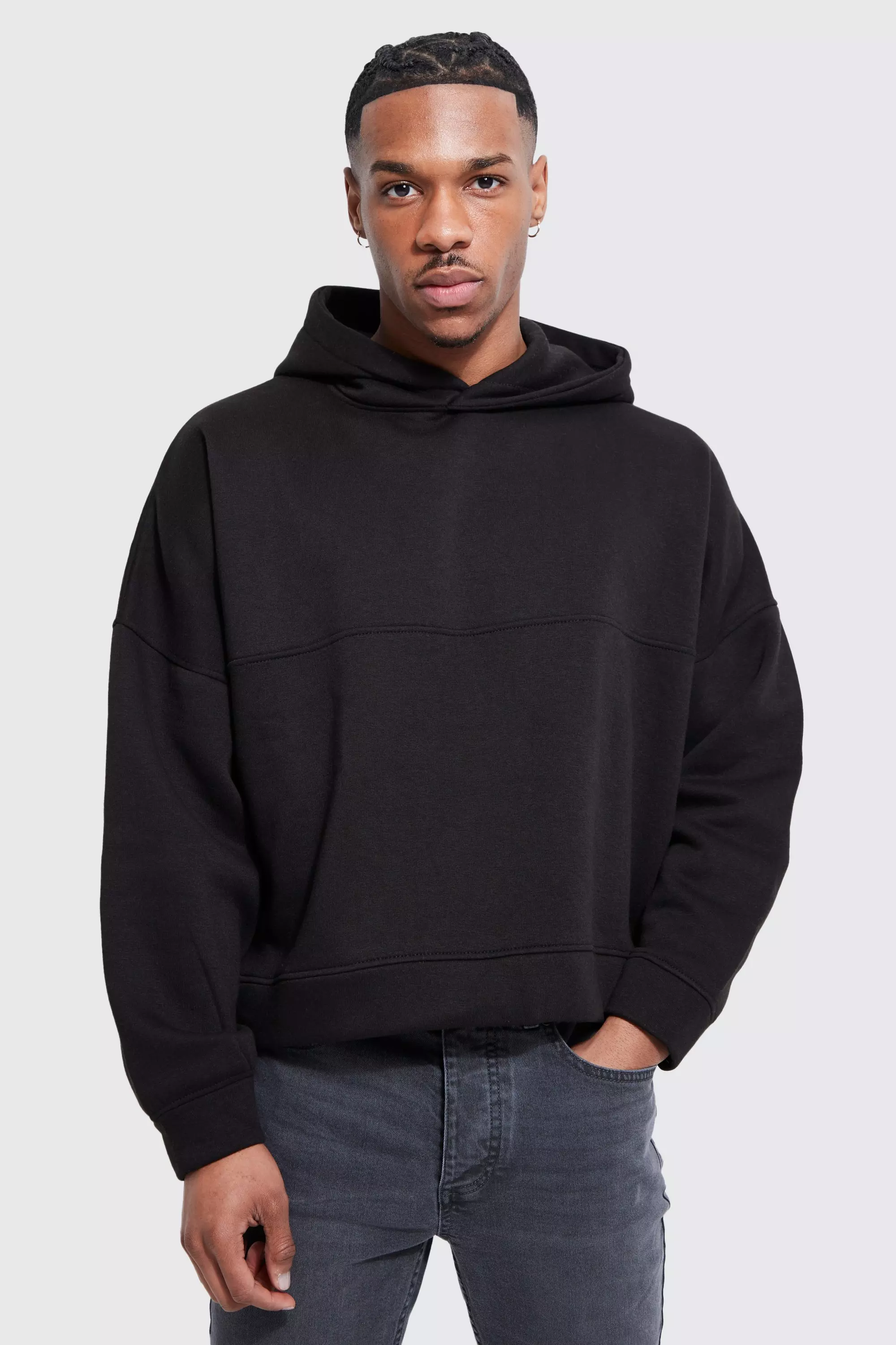 Oversized drop hot sale shoulder hoodie