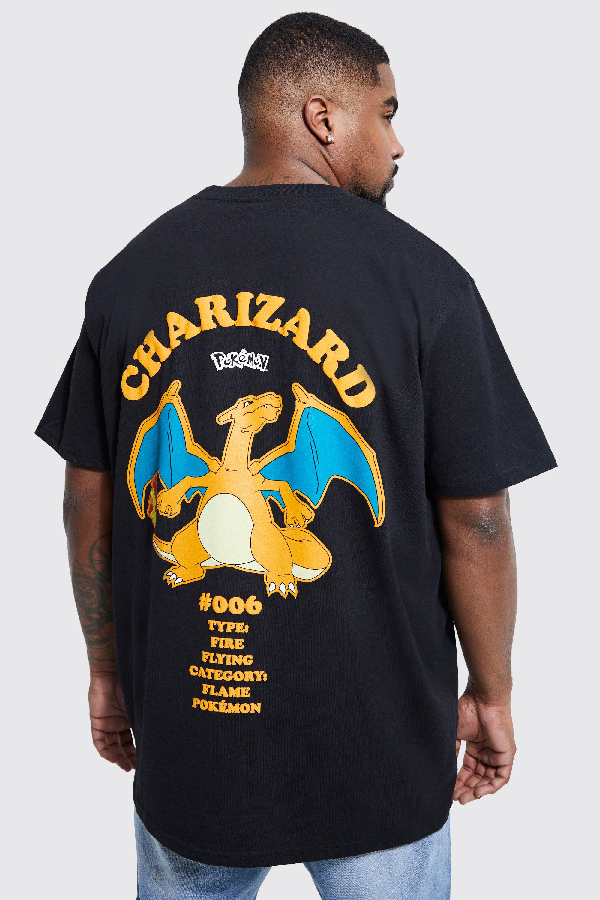 Image of T-shirt Plus Size ufficiale Pokémon, Nero