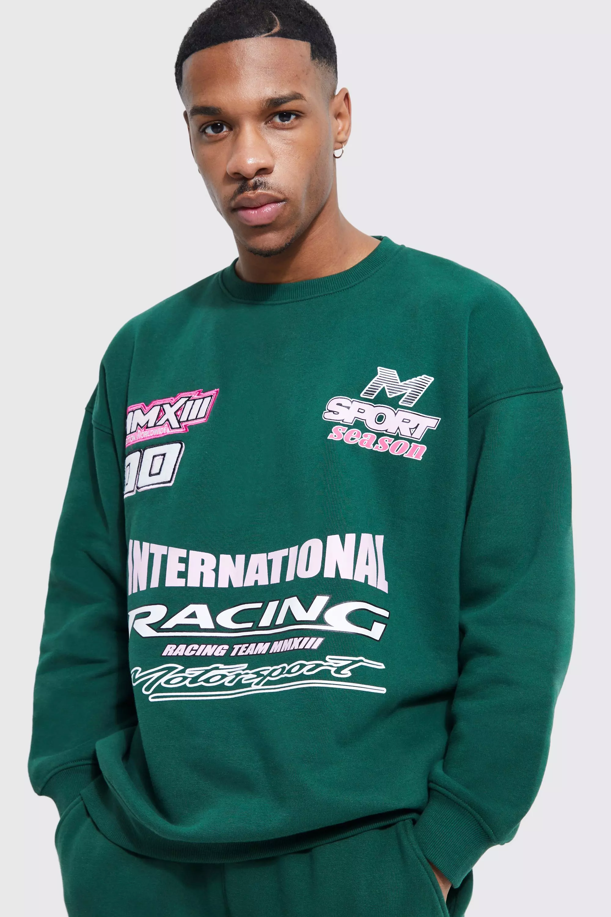 Sweatshirt moto outlet