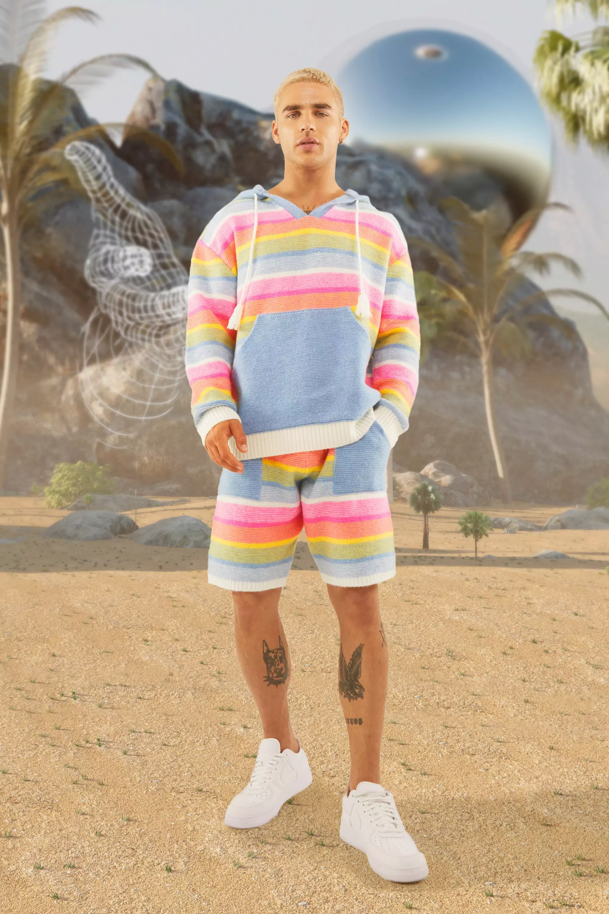 boohooMAN Men's Oversized Graphic Unicorn Jumper