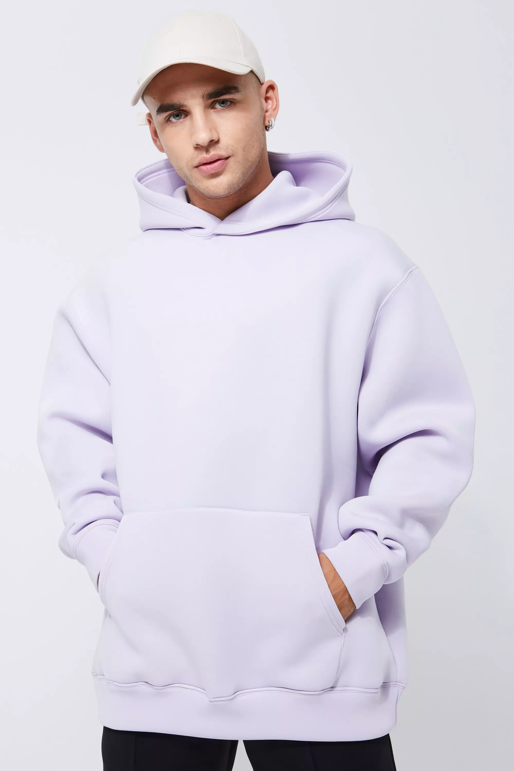 Bonded Oversized Scuba Hoodie