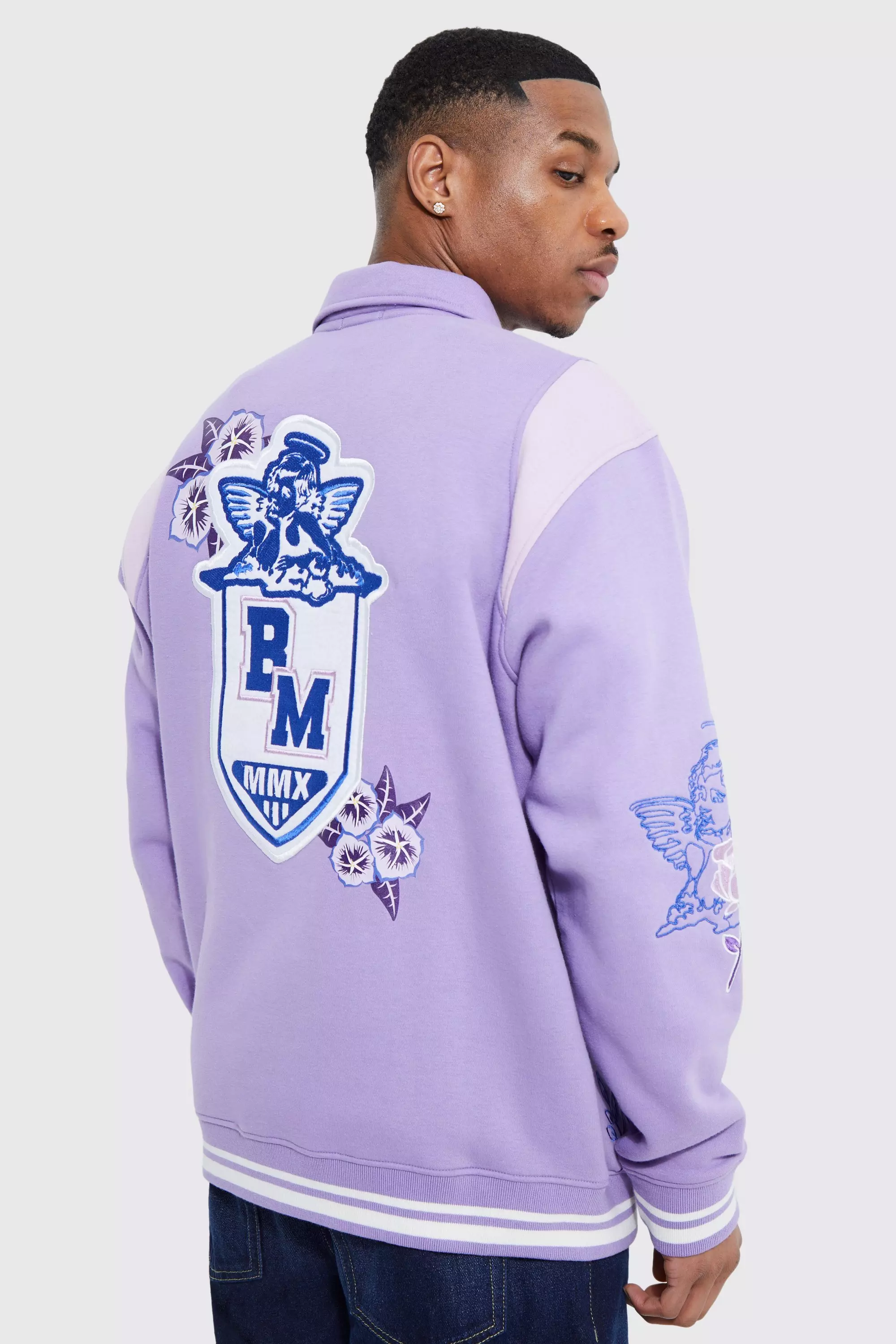 UNISEX DENIM JACKET LILAC