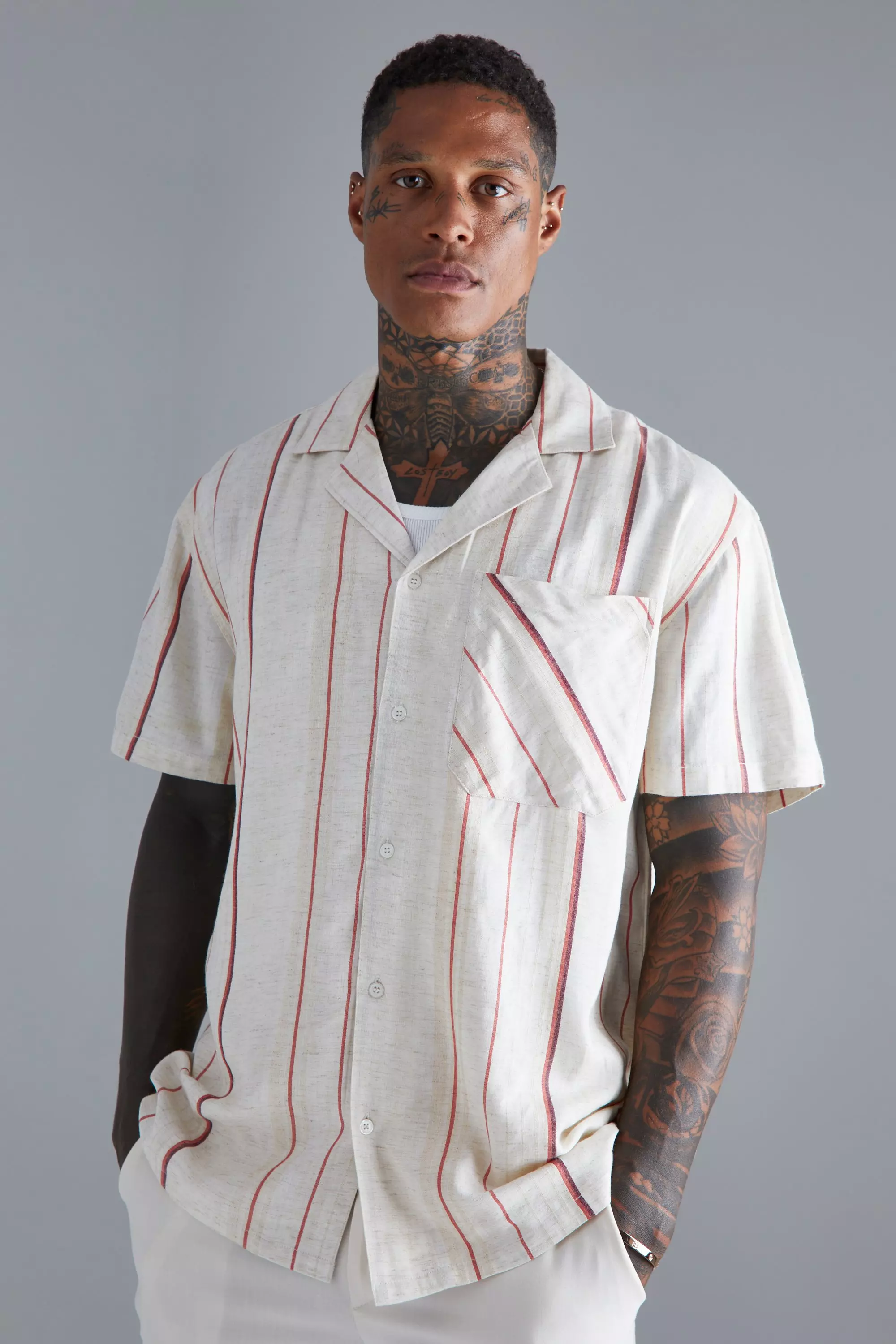 Stripe Oversized Shirt