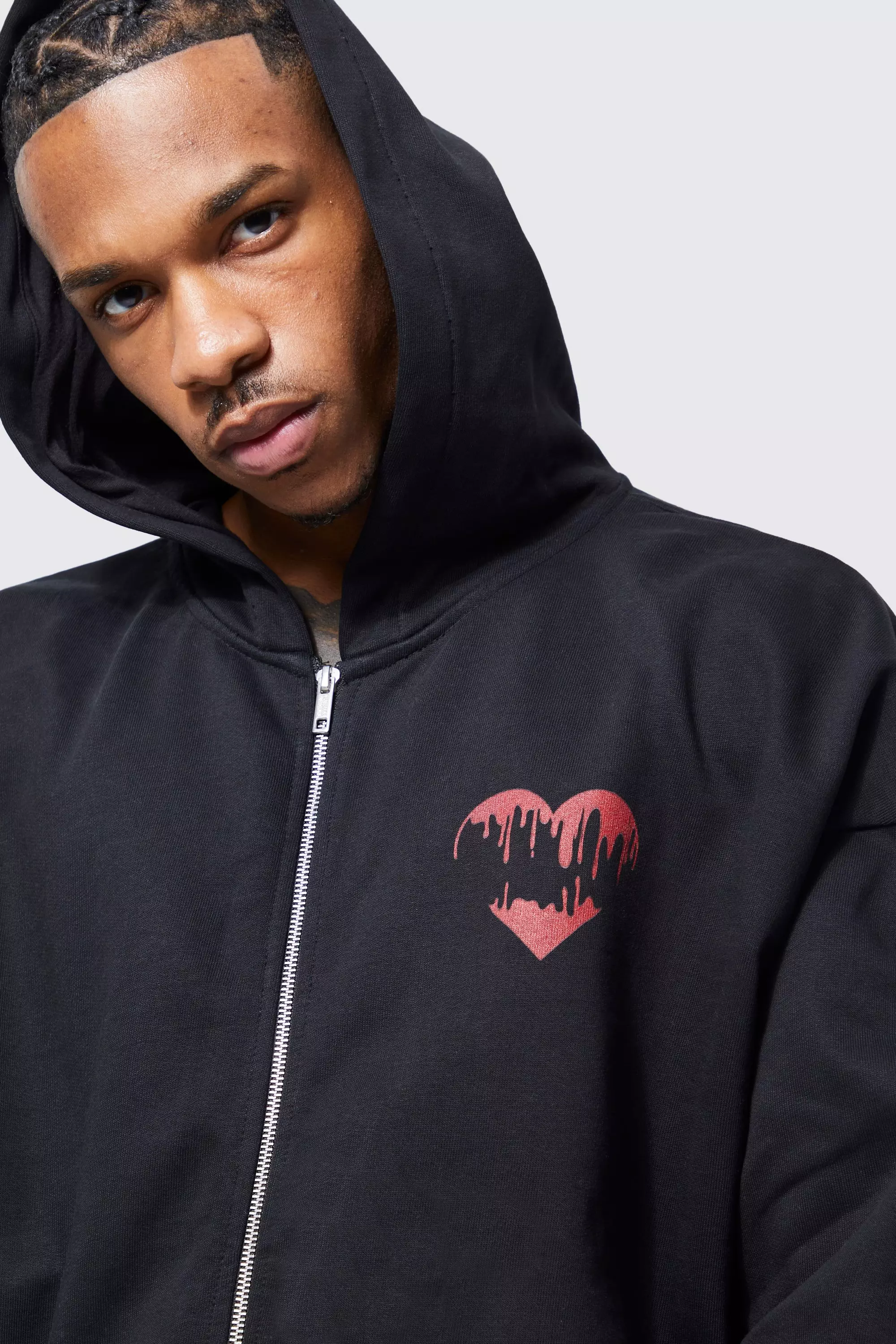 Allsaints bleeding best sale heart hoodie