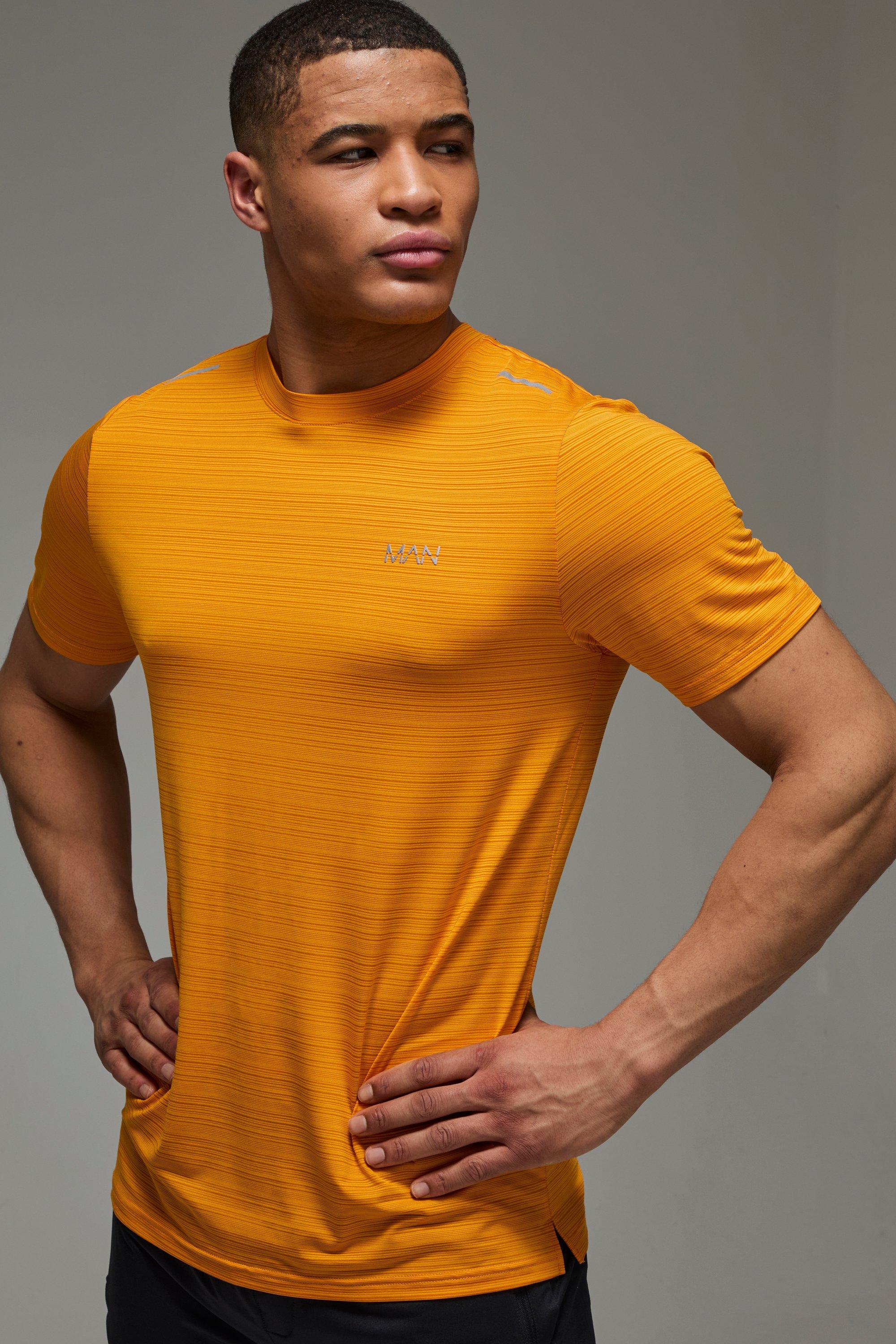 T-shirt Man Active leggera per alta performance, Arancio