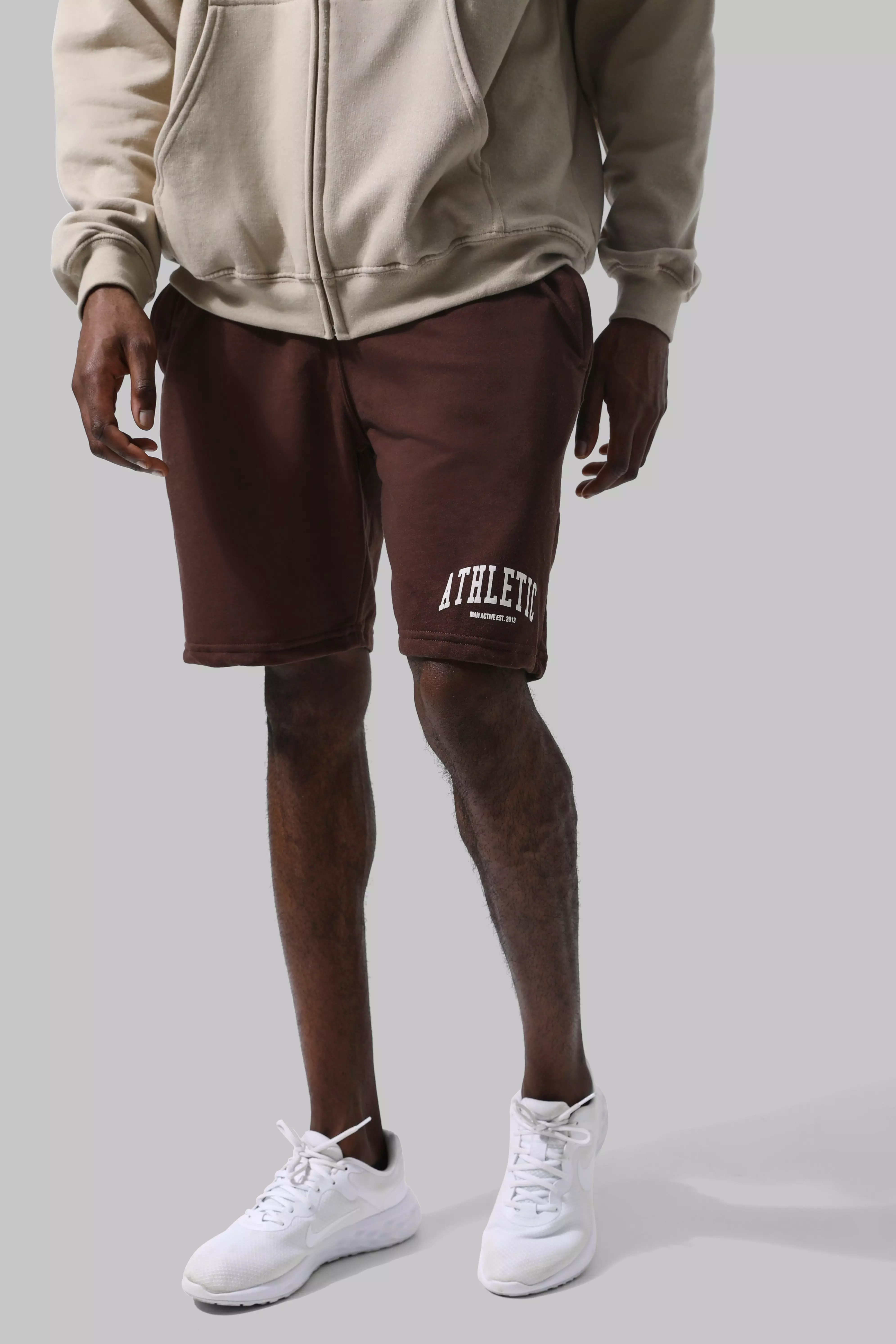 Man Active Overdye Athletic Shorts