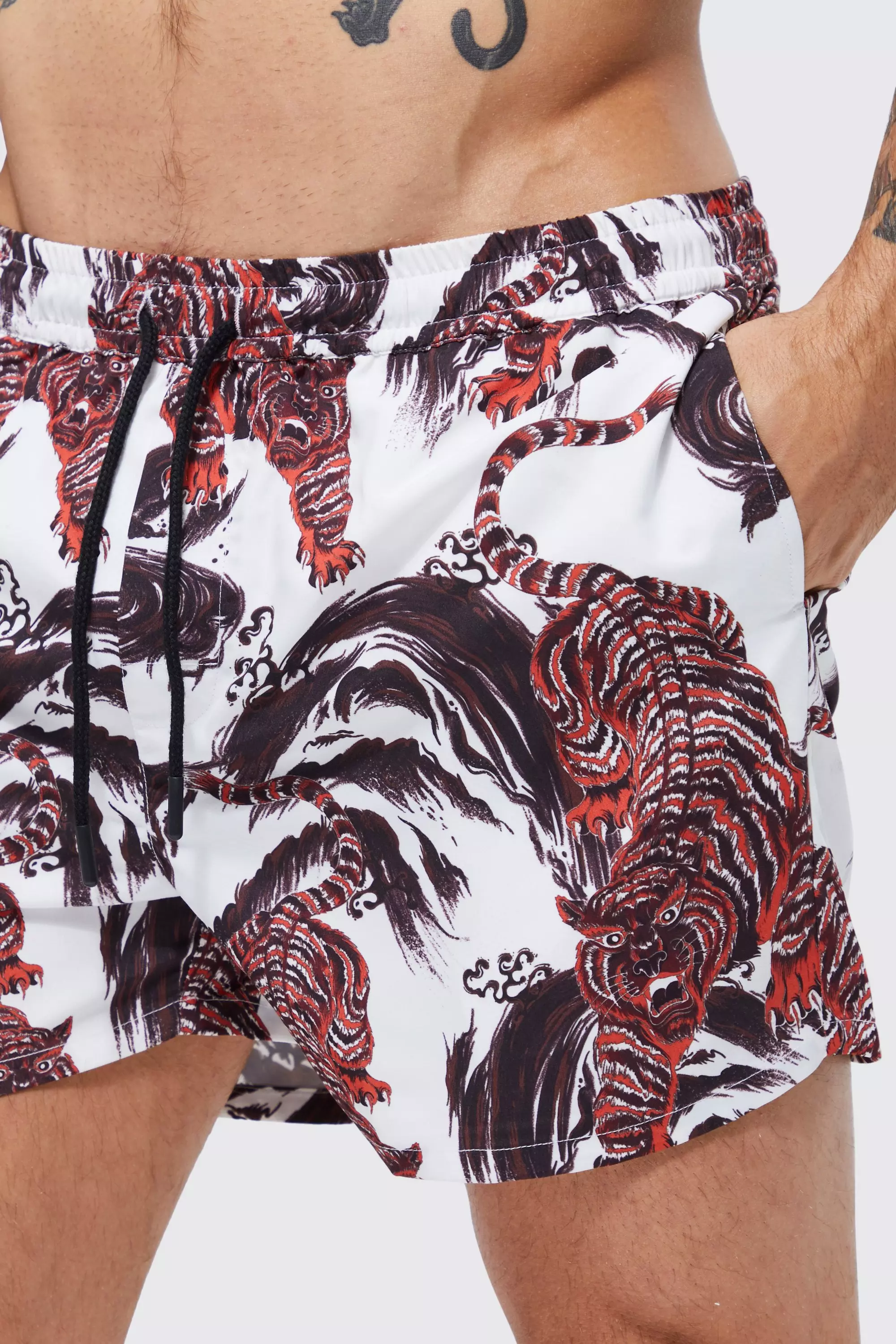 Tiger store swim shorts