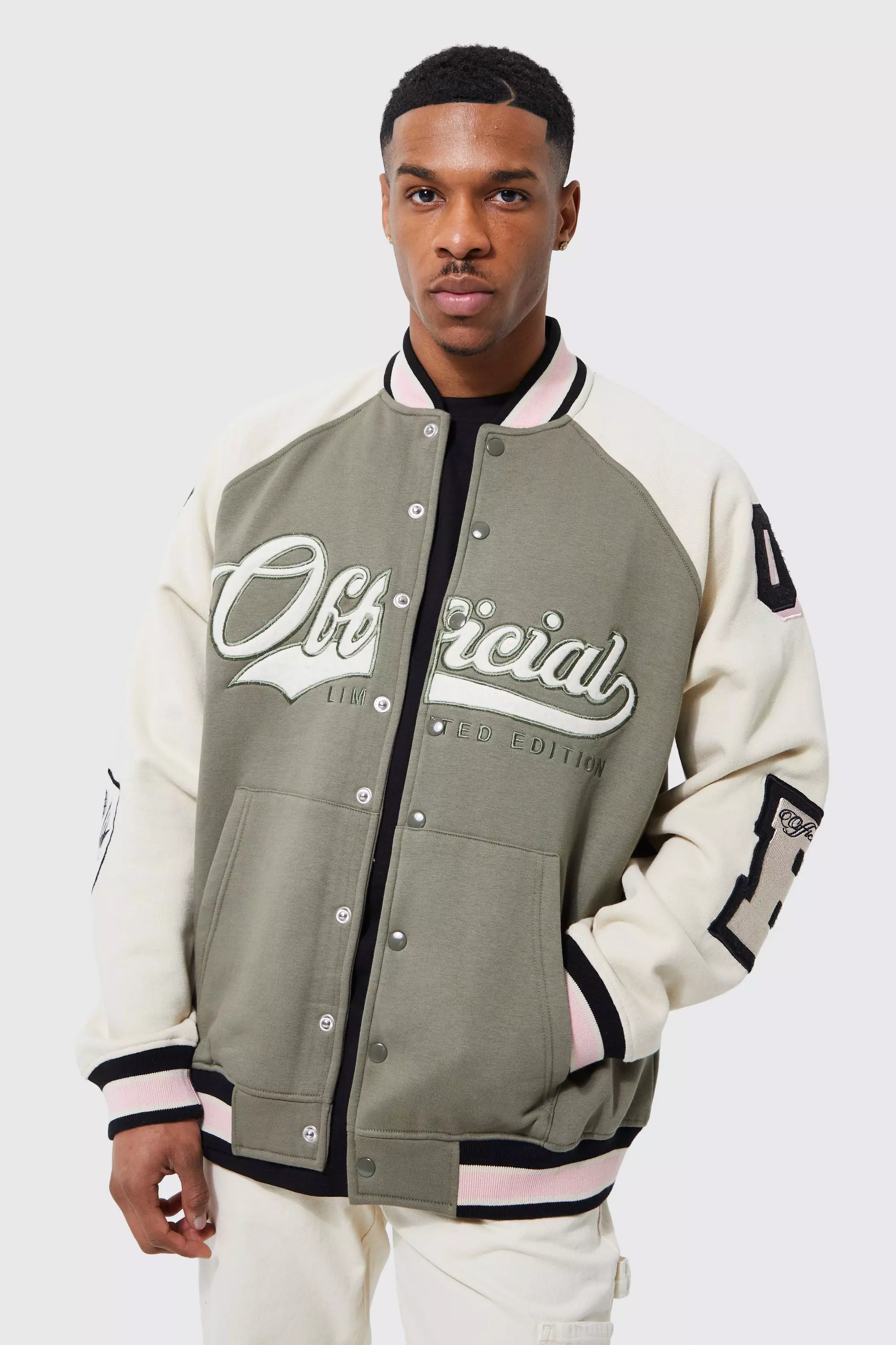 ASOS Varsity Jackets & Overshirts Plus Size Fashion for Men