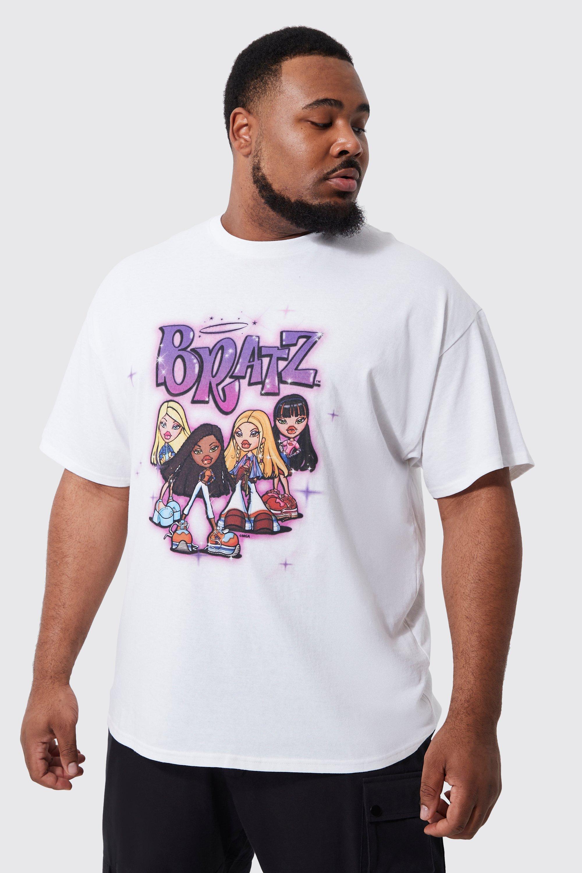 Image of T-shirt Plus Size ufficiale Bratz, Bianco