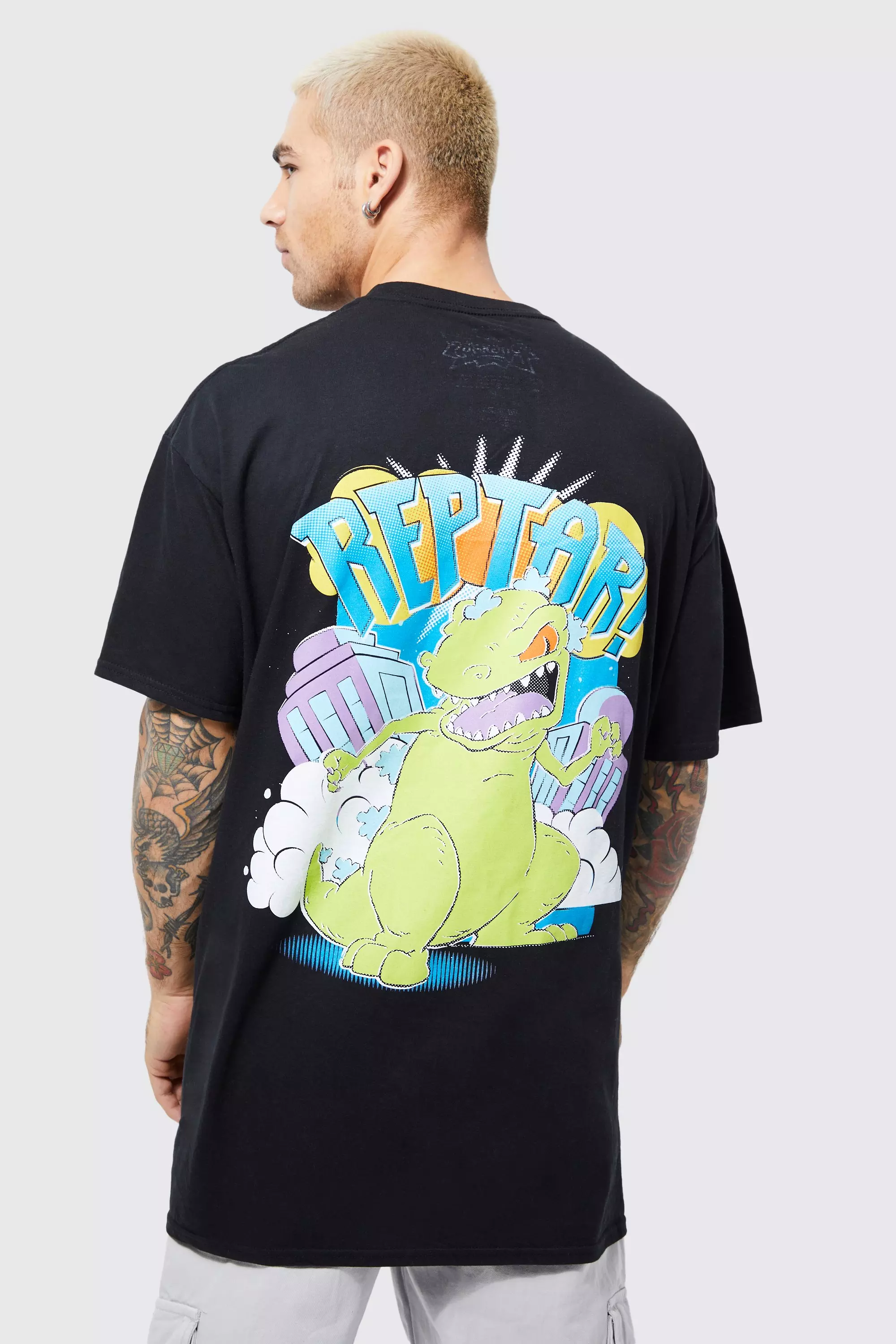 T shirt oversize imprim Les Razmoket Reptar