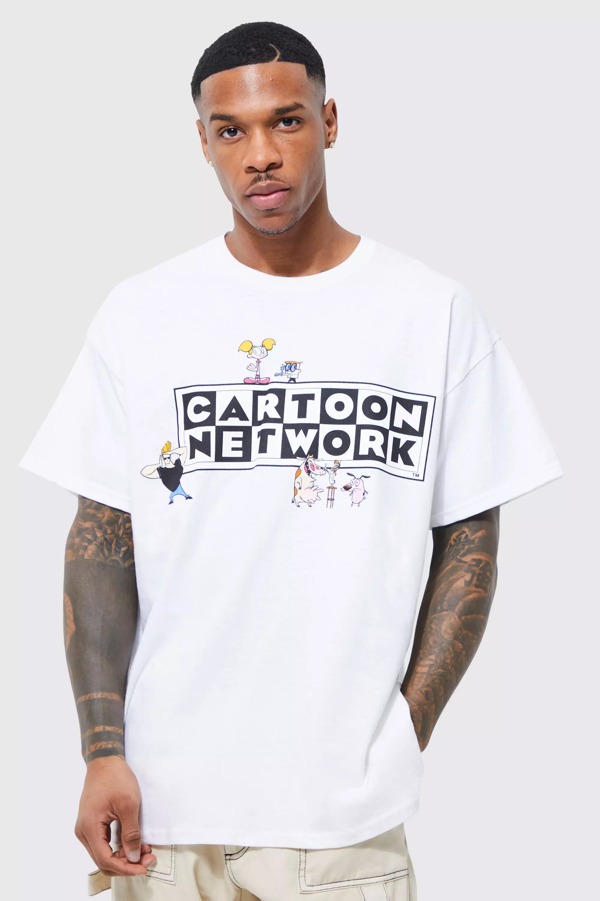 Cartoon Network Mens Throwback Shirt - Jonny Bravo and Dexter's Laboratory  Tee - Throwback Classic T-Shirt 